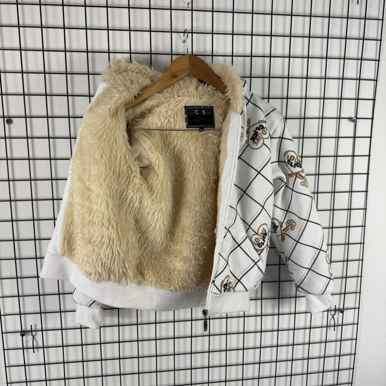 Vintage Vintage y2k Faux Fur Jacket Zip Up Hoodie Sherpa Size XS / US 0-2 / IT 36-38 - 2 Thumbnail