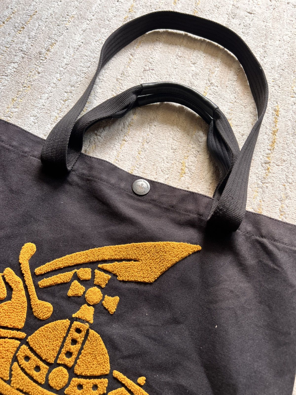 Vivienne Westwood Vivienne Westwood Anglomania Embroidery Logo Canvas Bag Size ONE SIZE - 12 Thumbnail