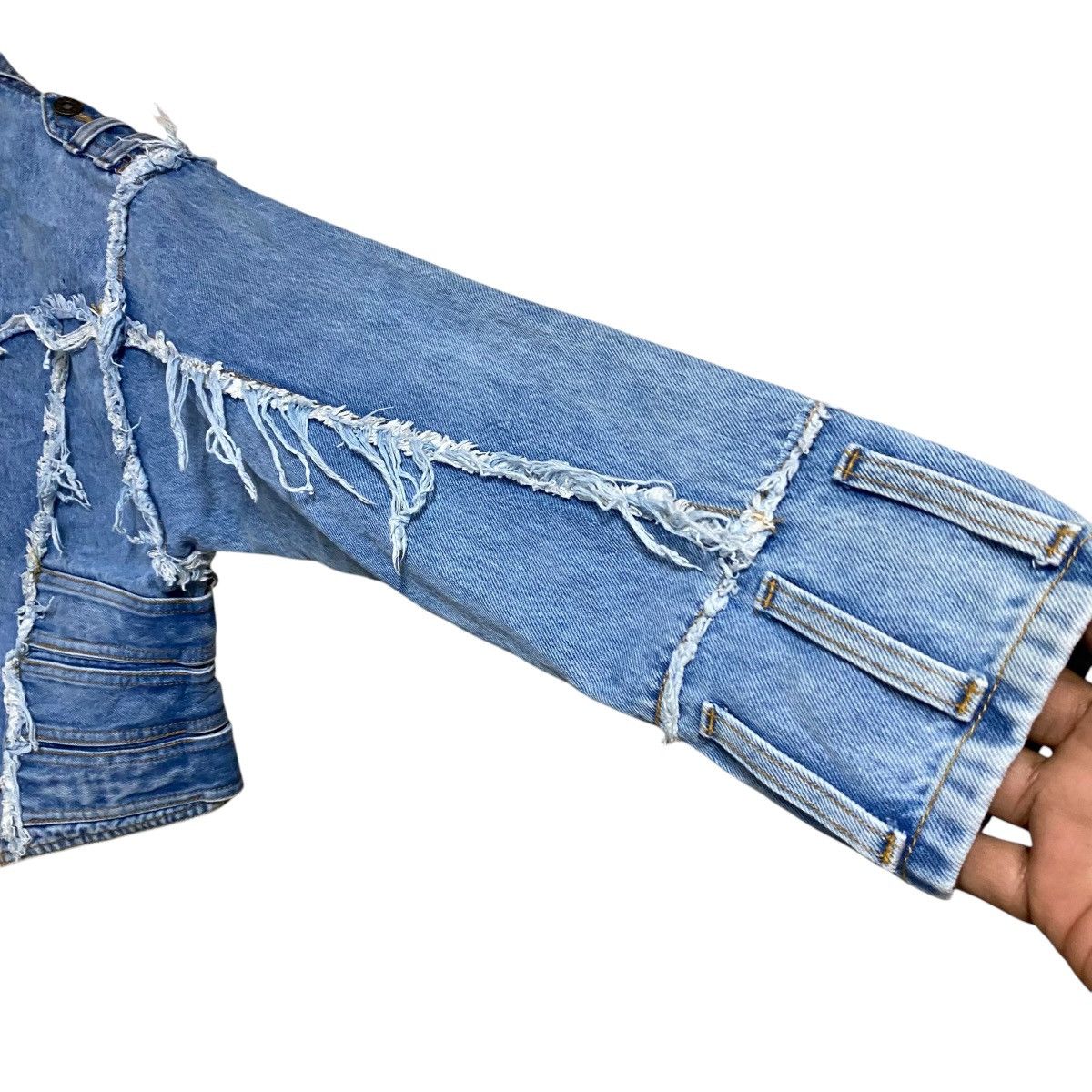Faith Connexion Faith Connexion Ntmb Belts Denim Jacket Size XS / US 0-2 / IT 36-38 - 15 Thumbnail