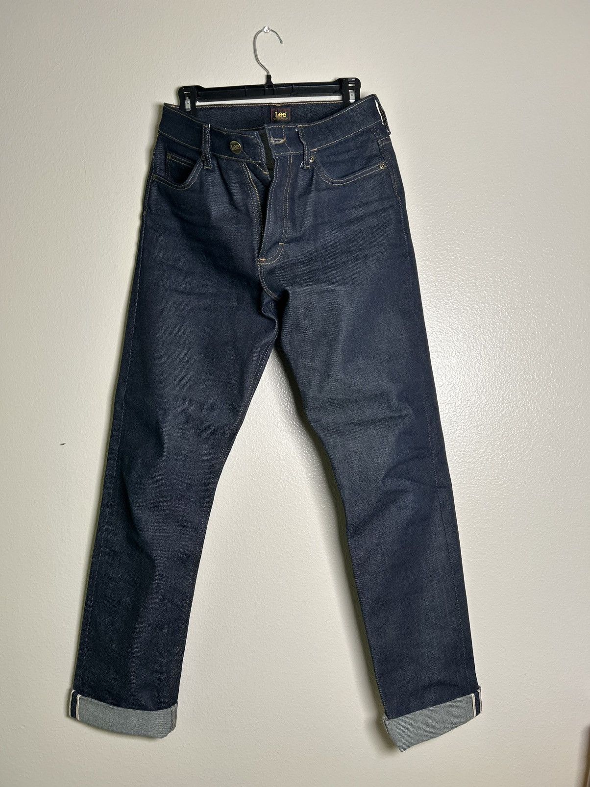 Lee 101 Raw Dry Indigo Selvage/Selvedge Denim Jeans