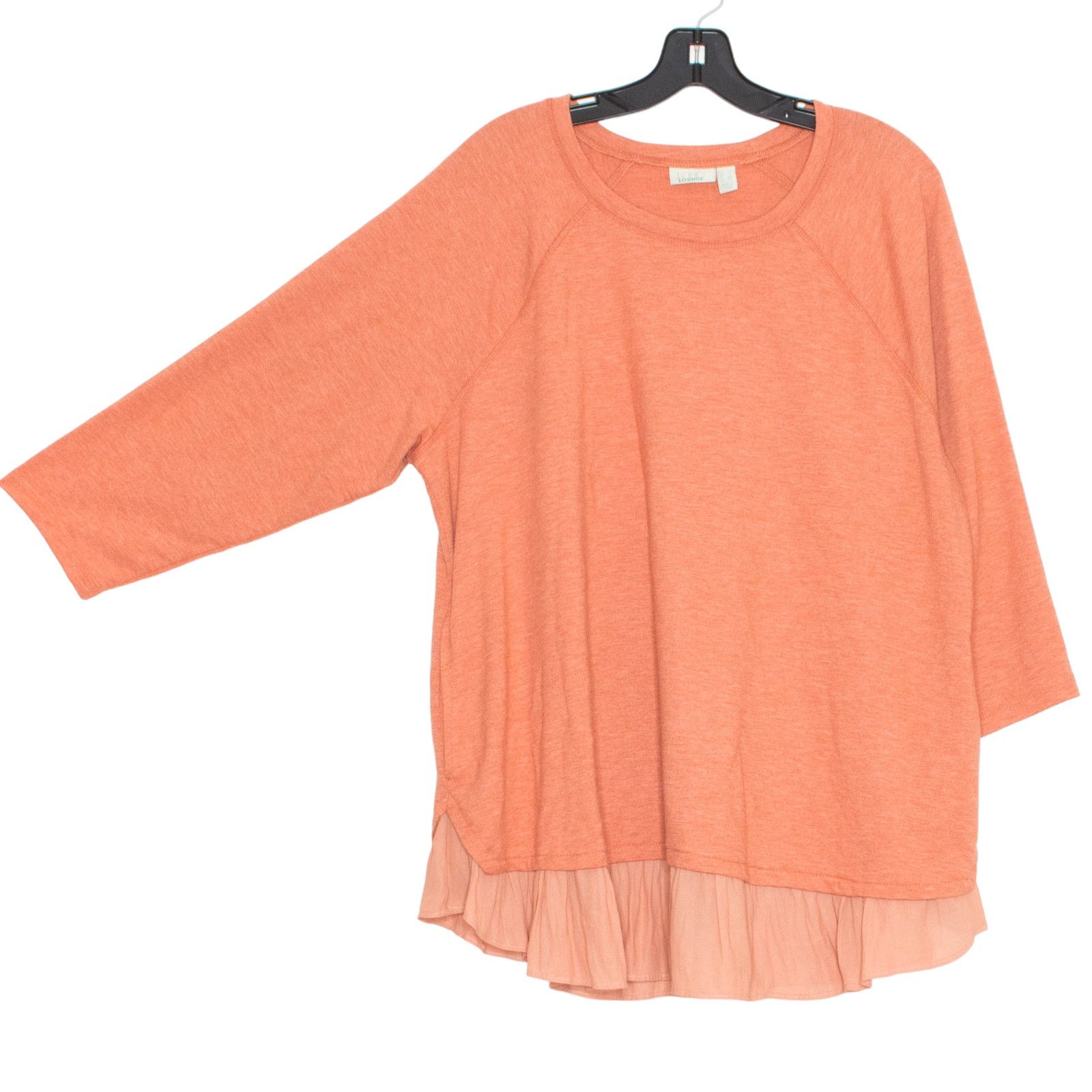 Other Lori Goldstein Tunic Top Oversized French Terry Orange 1X Size XXL / US 16-18 / IT 52-54 - 1 Thumbnail