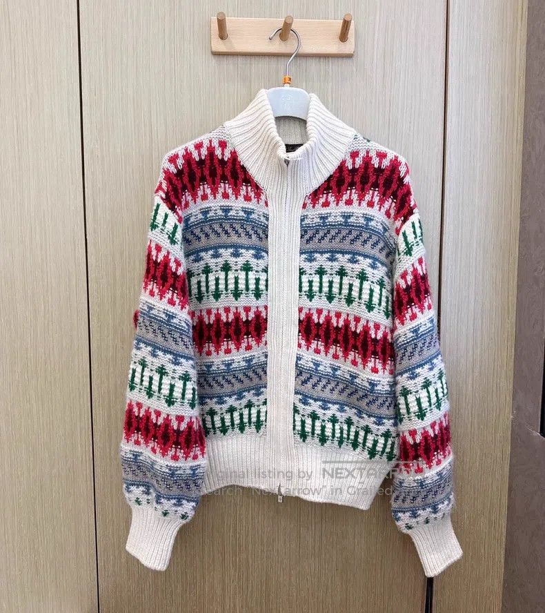 Loro Piana Loro Piana Holiday Series Fair Isle Knit Cardigan Jacket, Size XS / US 0-2 / IT 36-38 - 1 Thumbnail