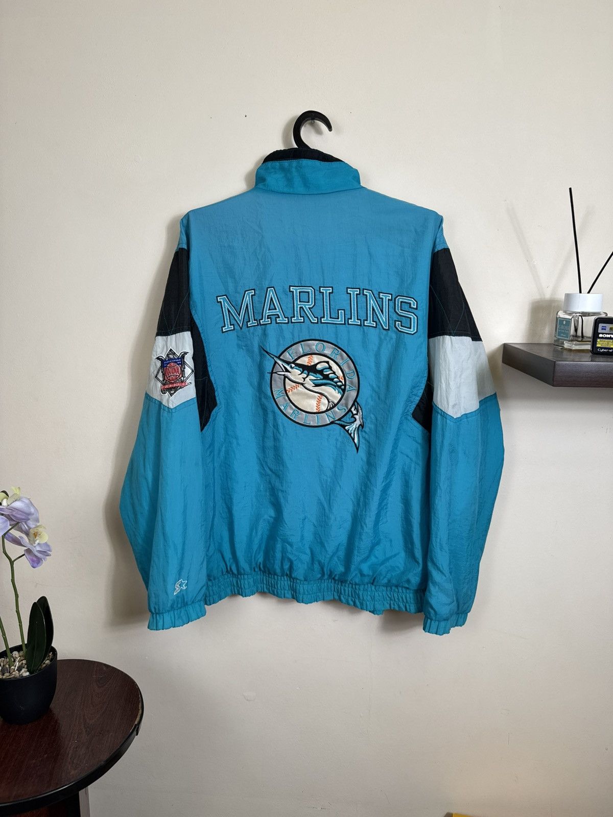 Starter Vintage Florida Marlins Starter Jacket Nylon MLB L Size US L / EU 52-54 / 3 - 17 Thumbnail