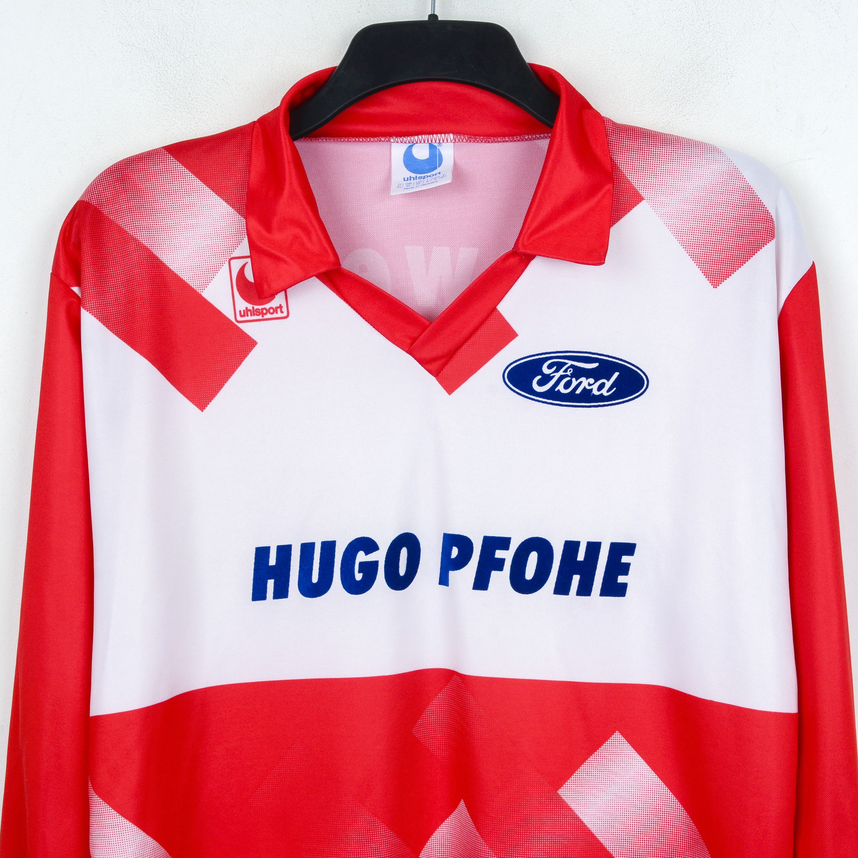 Vintage Hugo Pfohe Ford Uhlsport Schwerin XL Long Sleeve Shirt #7 Size US XL / EU 56 / 4 - 2 Thumbnail