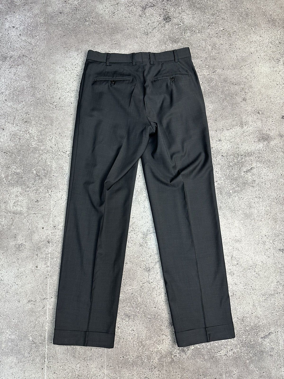Balmain × Vintage Vintage BALMAIN Dress Pants Rare Wool Gray Size US 32 / EU 48 - 9 Thumbnail