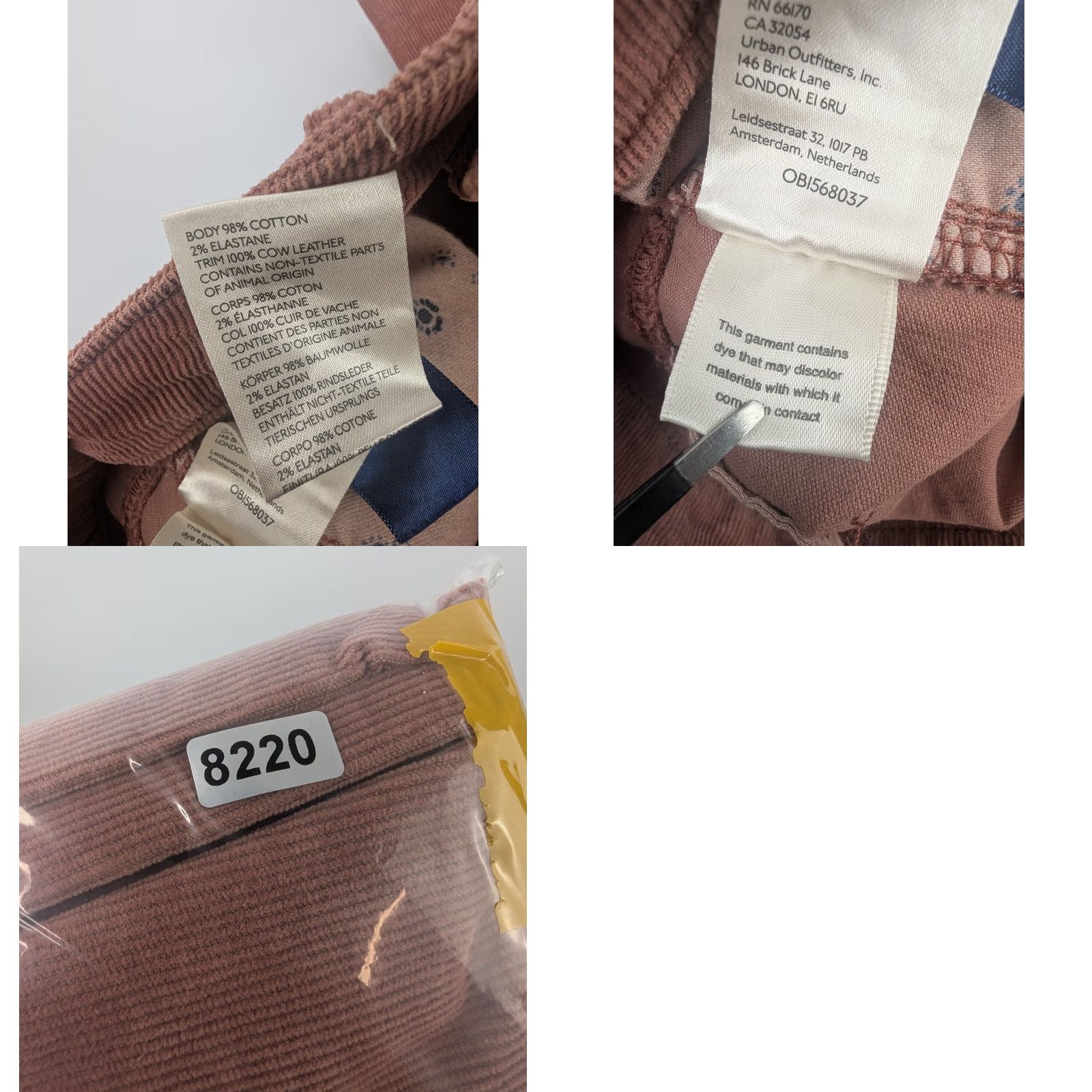 Anthropologie Anthropologie Pilcro Rose Pink 5 Pocket Wide Leg Corduroy Pants Women's Size 27 Size 27" / US 4 / IT 40 - 9 Thumbnail