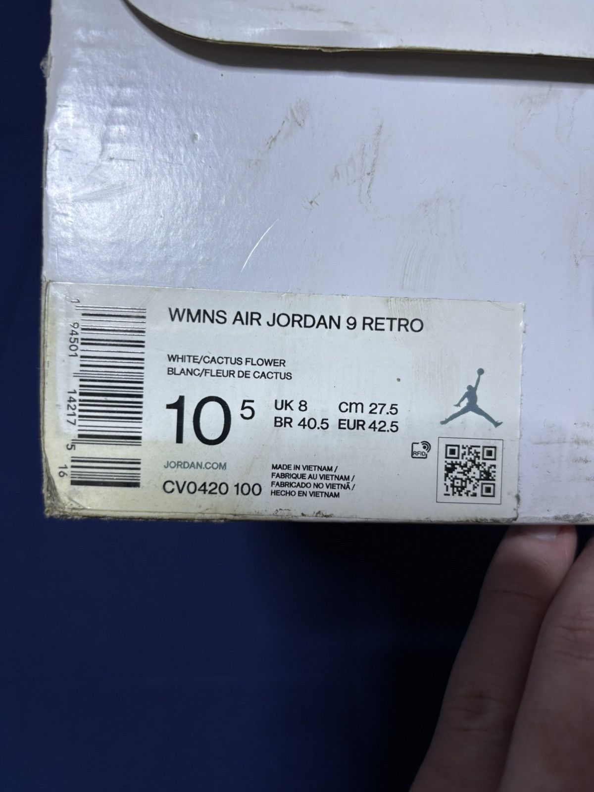 Jordan Brand Jordan 9 Retro Change The World 2021 Size 9M/10.5W Size US 9 / EU 42 - 9 Thumbnail