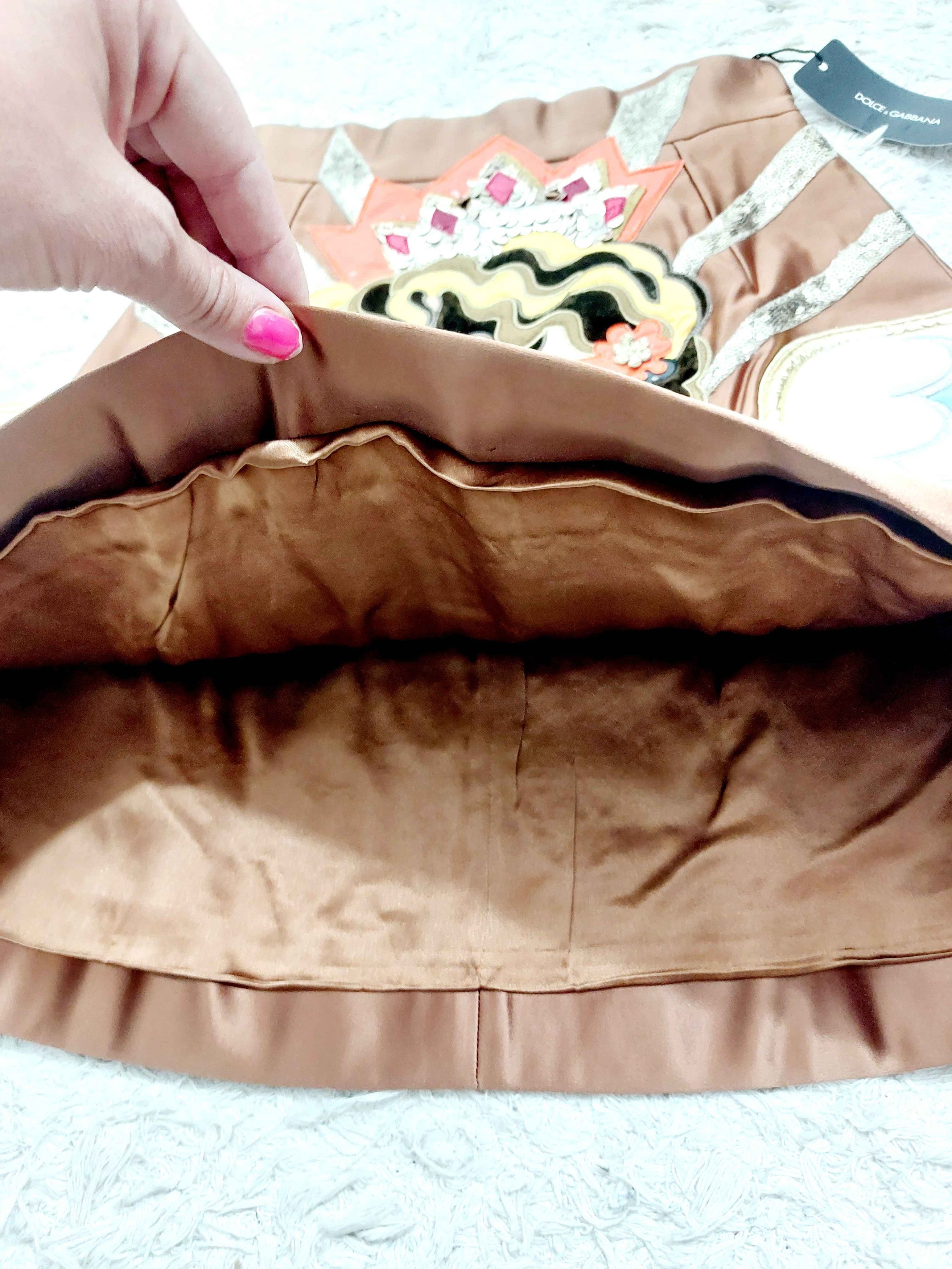 Dolce & Gabbana Dolce and Gabbana Runway 2018 F/W Fashion Devolution Skirt Size 27" / US 4 / IT 40 - 10 Thumbnail
