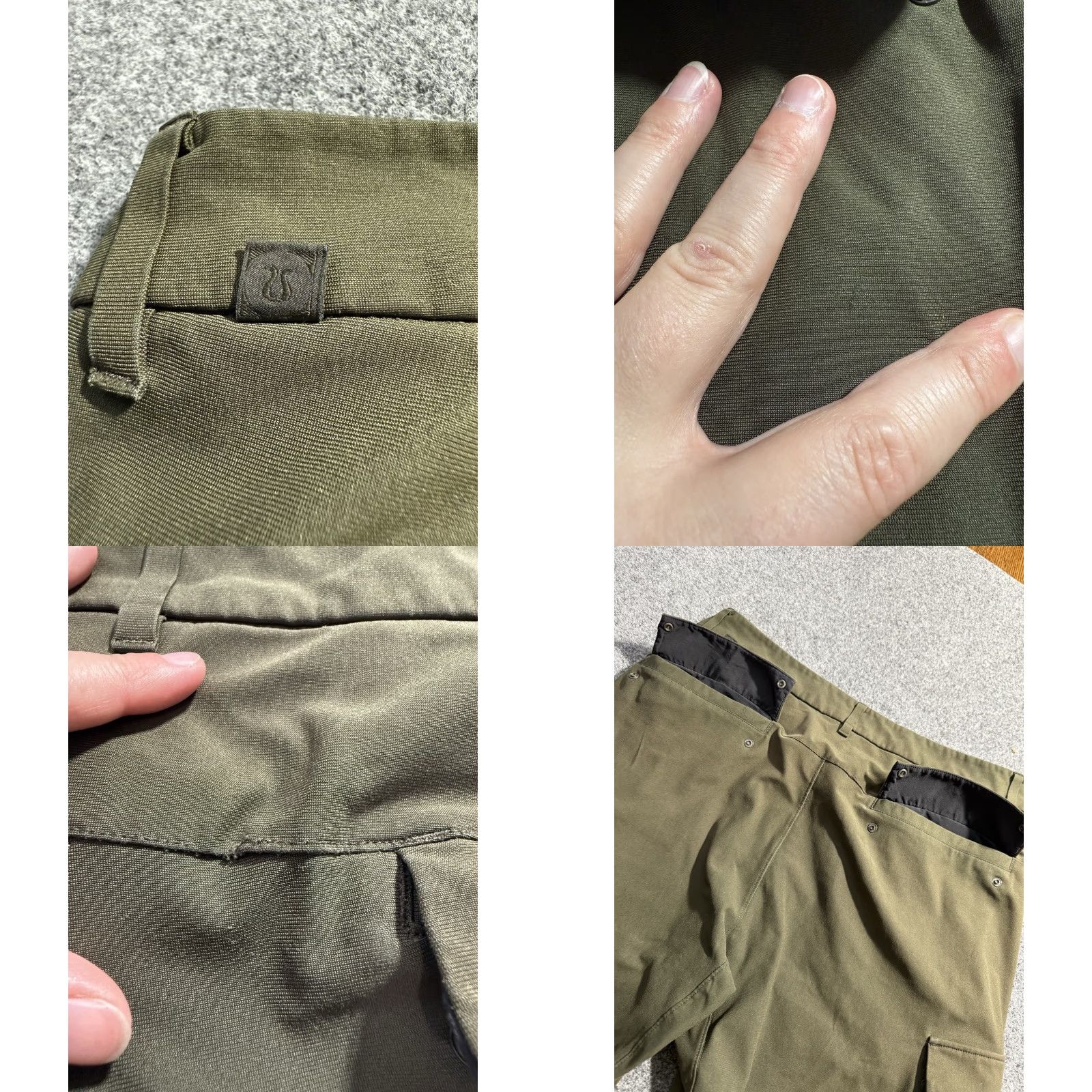 Lululemon Lululemon Cargo Shorts Size 31 Green 10" Stretch Warpstreme Athletic Flat Front Zip Pocket Mens Regular Size US 31 - 8 Thumbnail