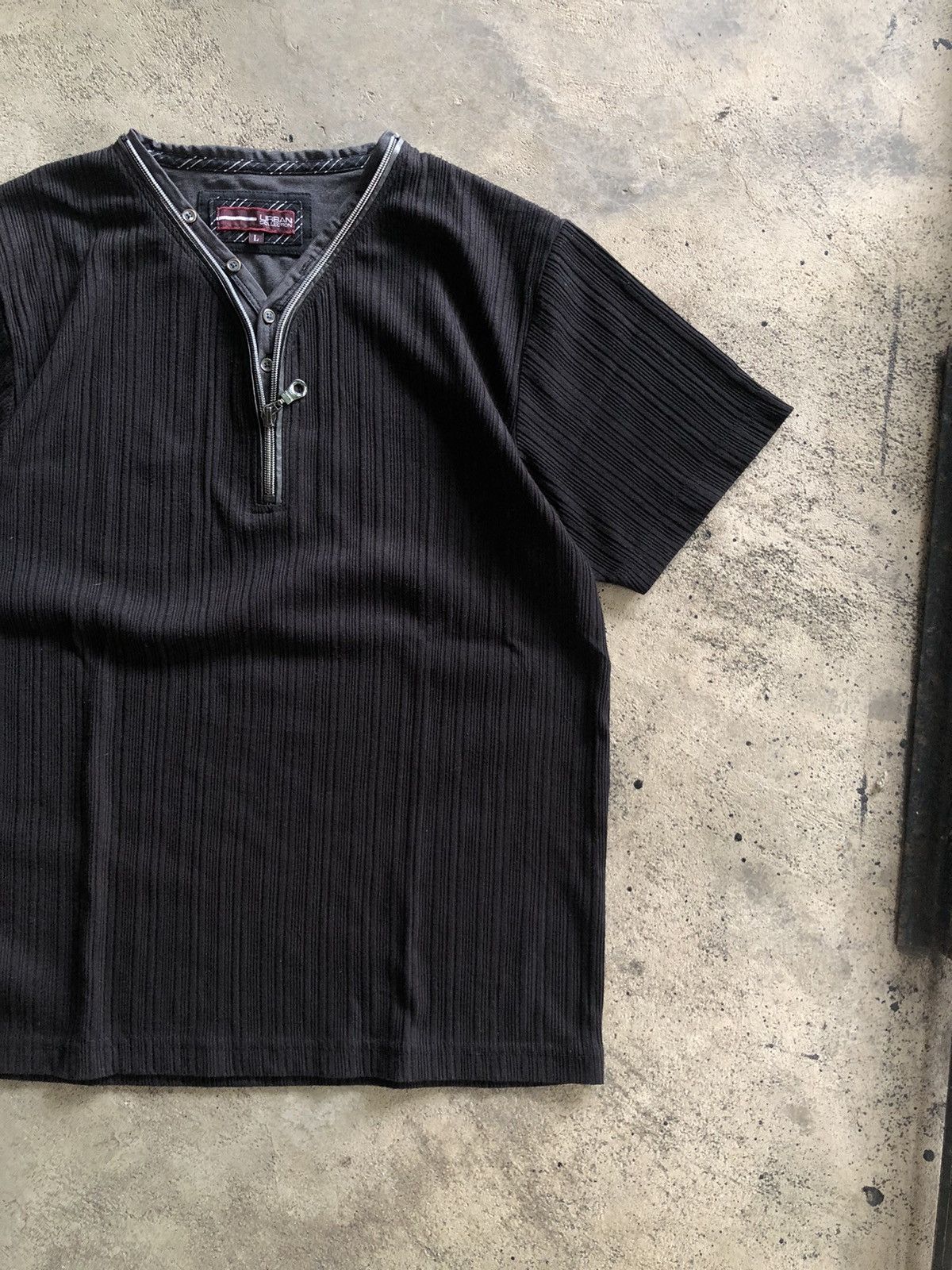 If Six Was Nine × Japanese Brand × Le Grande Bleu (L.G.B.) JAPANESE STYLE URBAN COLLECTION DOUBLE LAYER SHIRT Size US L / EU 52-54 / 3 - 2 Thumbnail