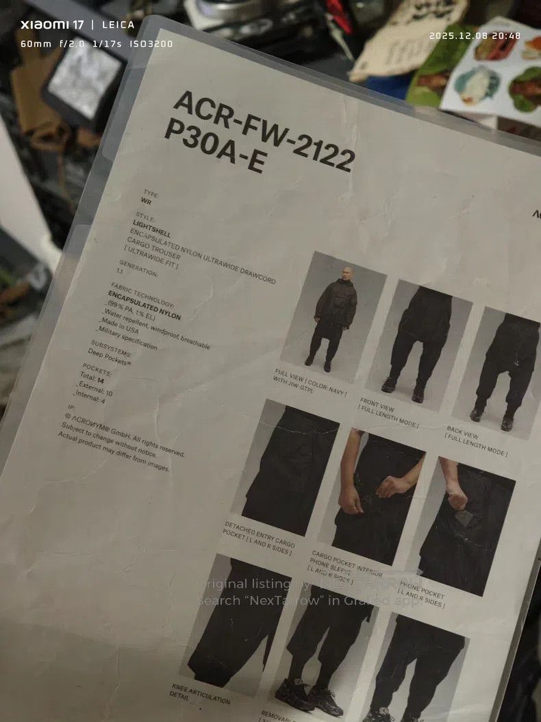 Acronym Acronym P30A-DSKR-BKM XS | Grailed