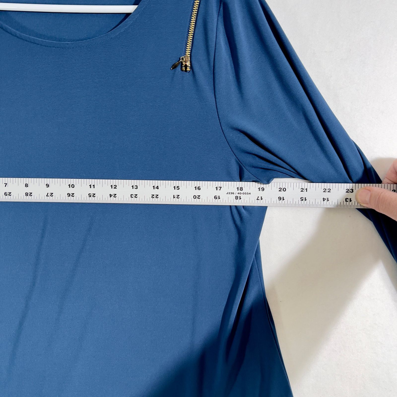 Nanette Lepore Nanette Lepore Collection Blouse Woman L Blue Zippers Size L / US 10 / IT 46 - 5 Thumbnail