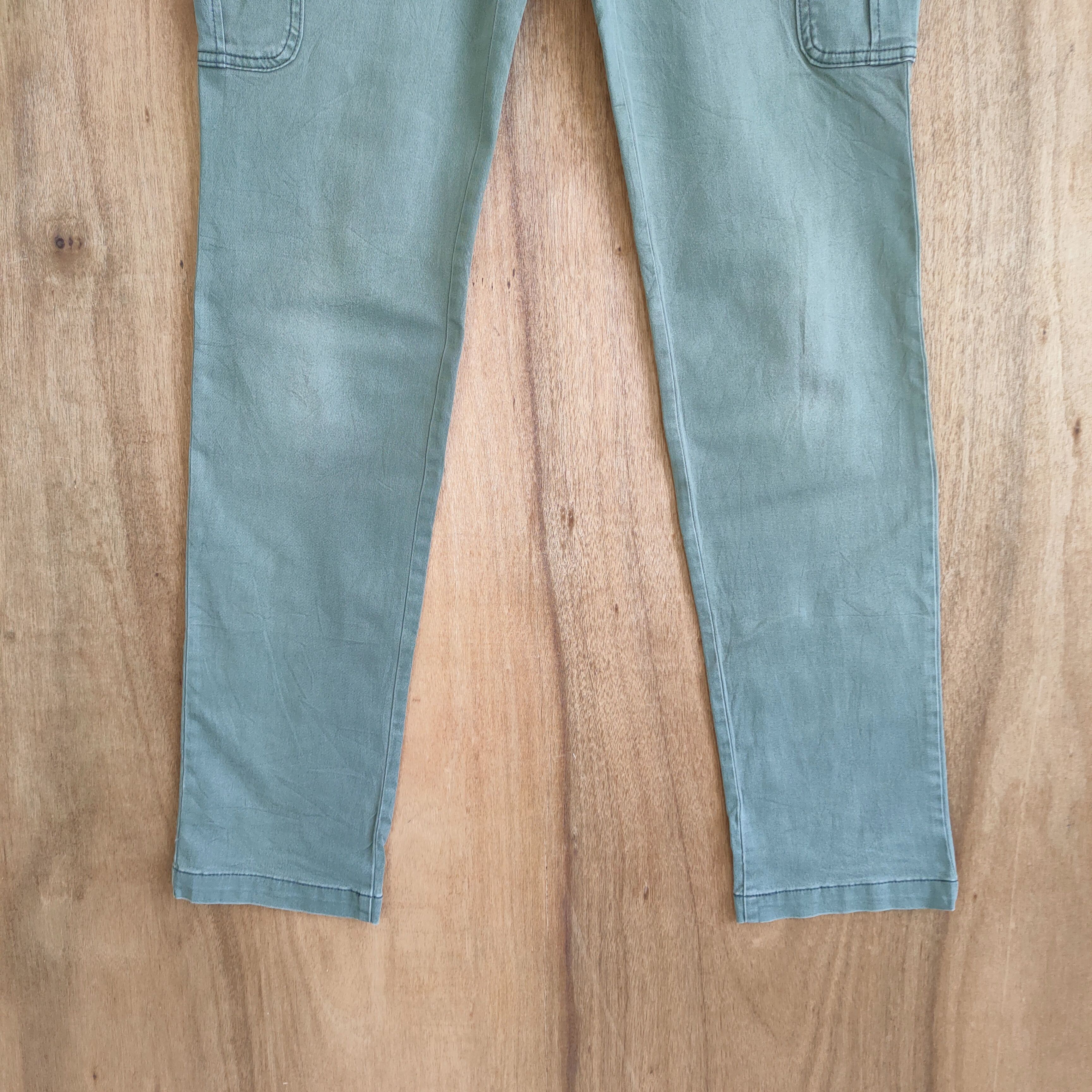 Japanese Brand VINTAGE JAPANESE FADED SKINNY CARGO PANTS Size US 30 / EU 46 - 3 Thumbnail