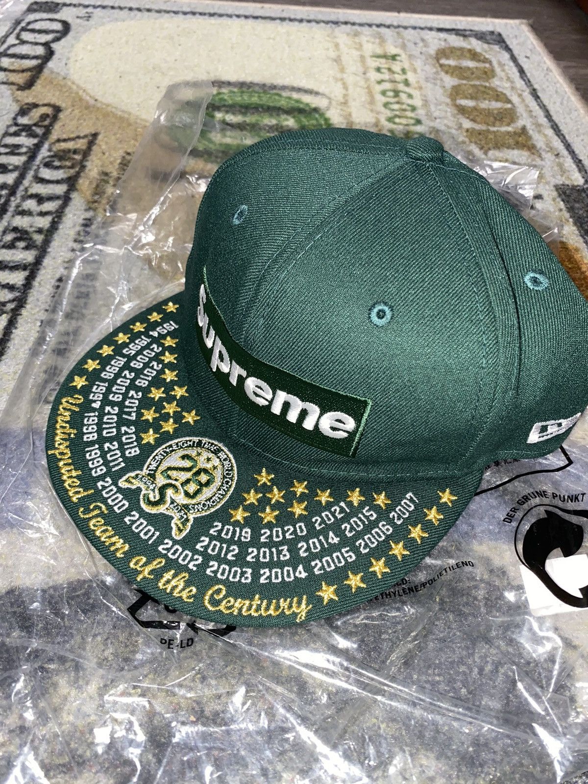 Supreme Champions Box Logo New Era Hat - Black size 7 3/4 NWT deals