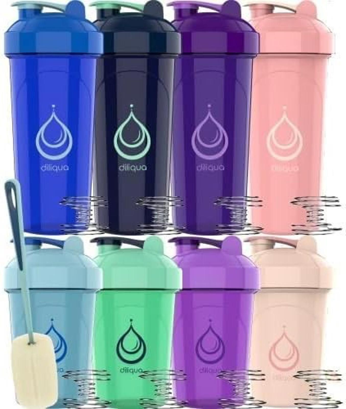 Other diliqua 10 PACK Shaker Bottles BPA-Free & Dishwasher Safe Size ONE SIZE - 1 Thumbnail