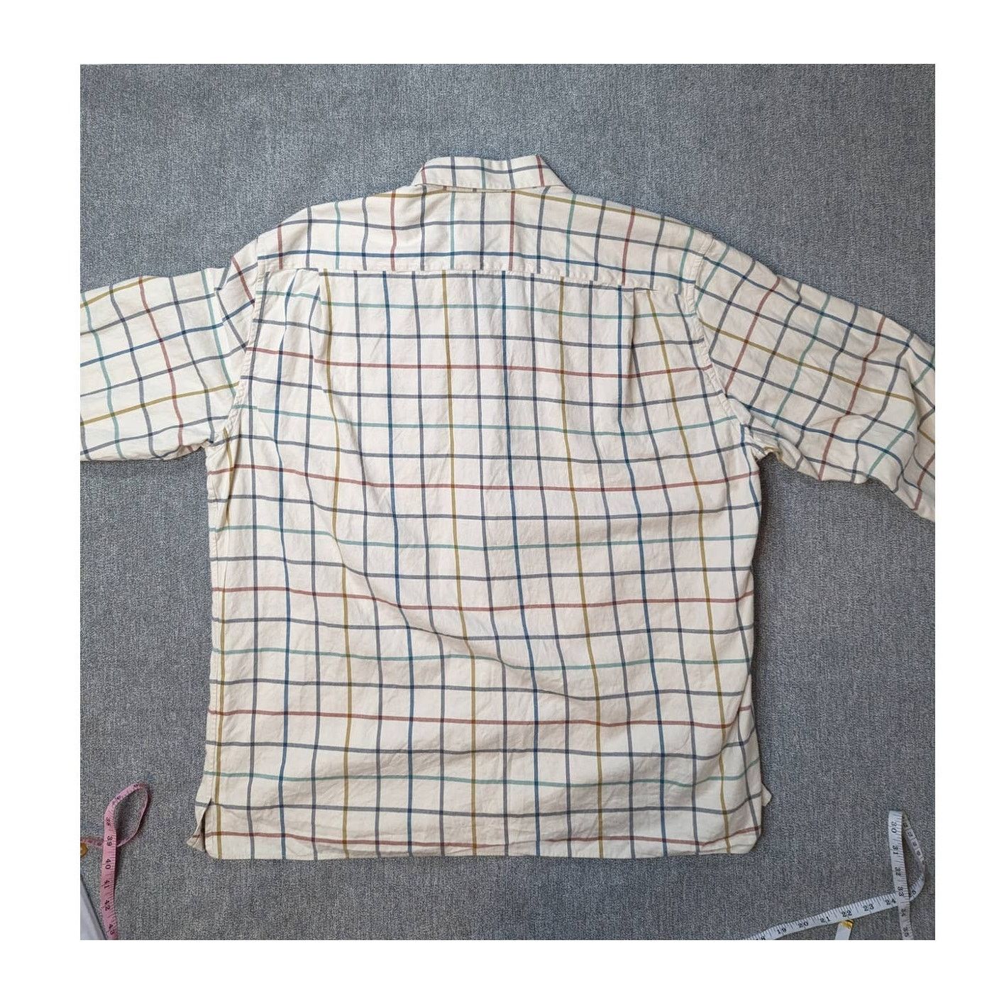 Other Solemare multi-color windowpane button down sz XL Size US XL / EU 56 / 4 - 2 Thumbnail
