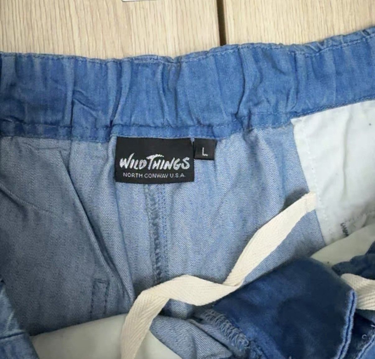 Wild Things Wildthings Sheltech Dry UV Protection Denim Shorts J44 Size US 36 / EU 52 - 3 Thumbnail