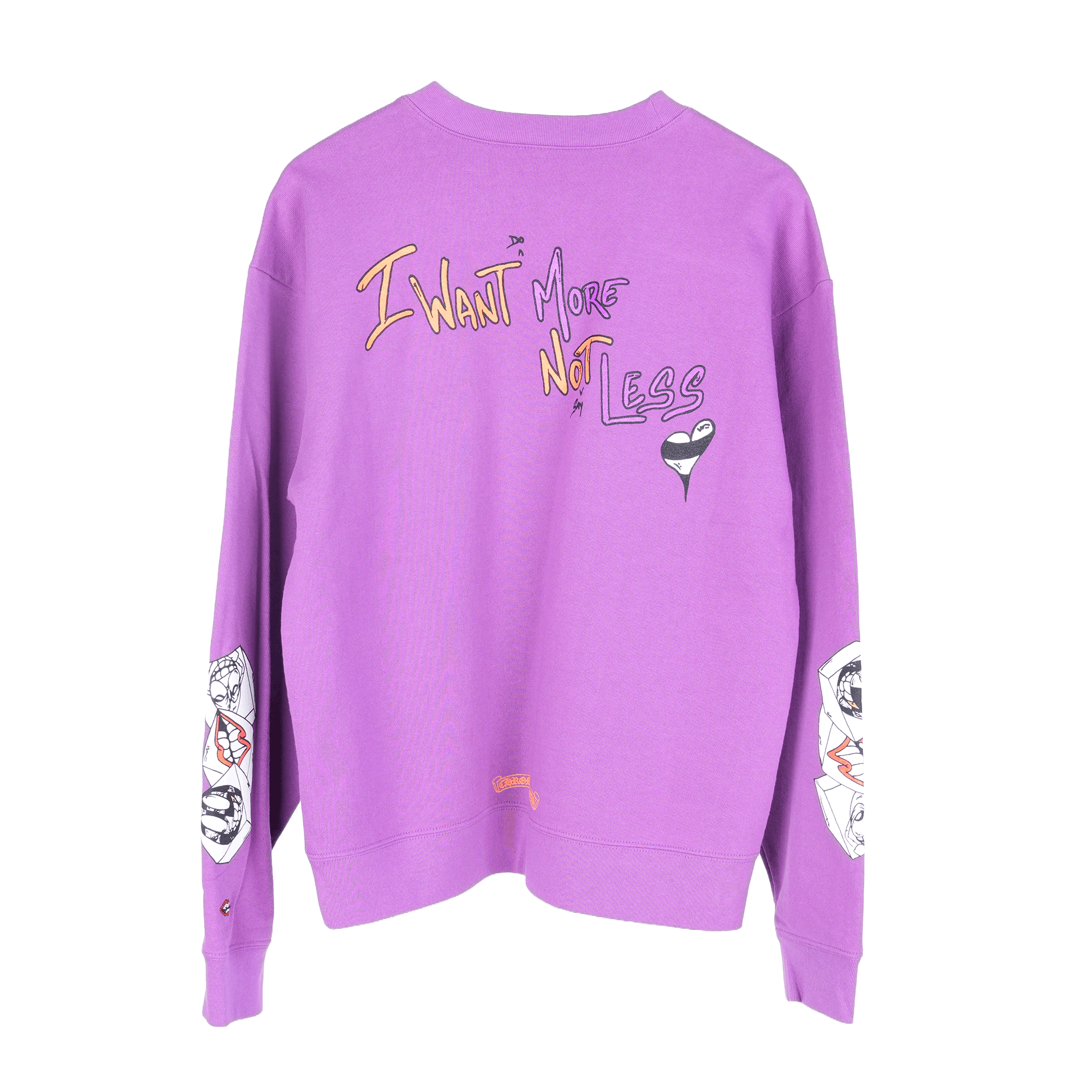 Chrome Hearts CHROME HEARTS MATTY BOY PURPLE 'I WANT MORE NOT LESS' CREWNE Size US M / EU 48-50 / 2 - 2 Thumbnail