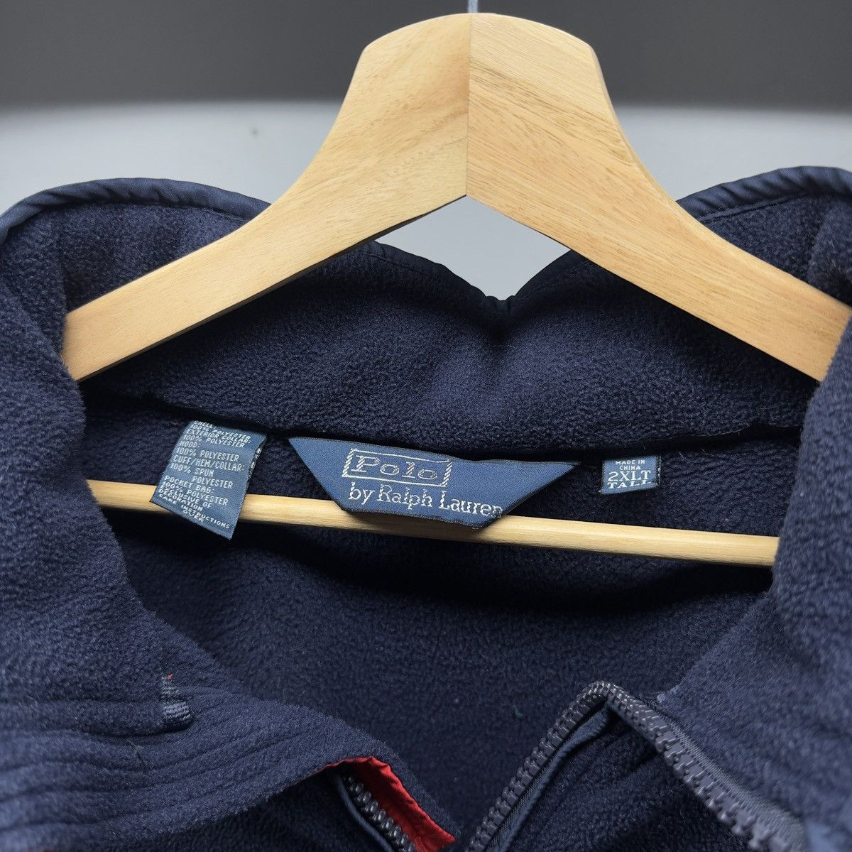 Vintage Polo Ralph Lauren Polartec Hooded Zip Up Fleece ERD Grunge Size US XXL / EU 58 / 5 - 3 Thumbnail
