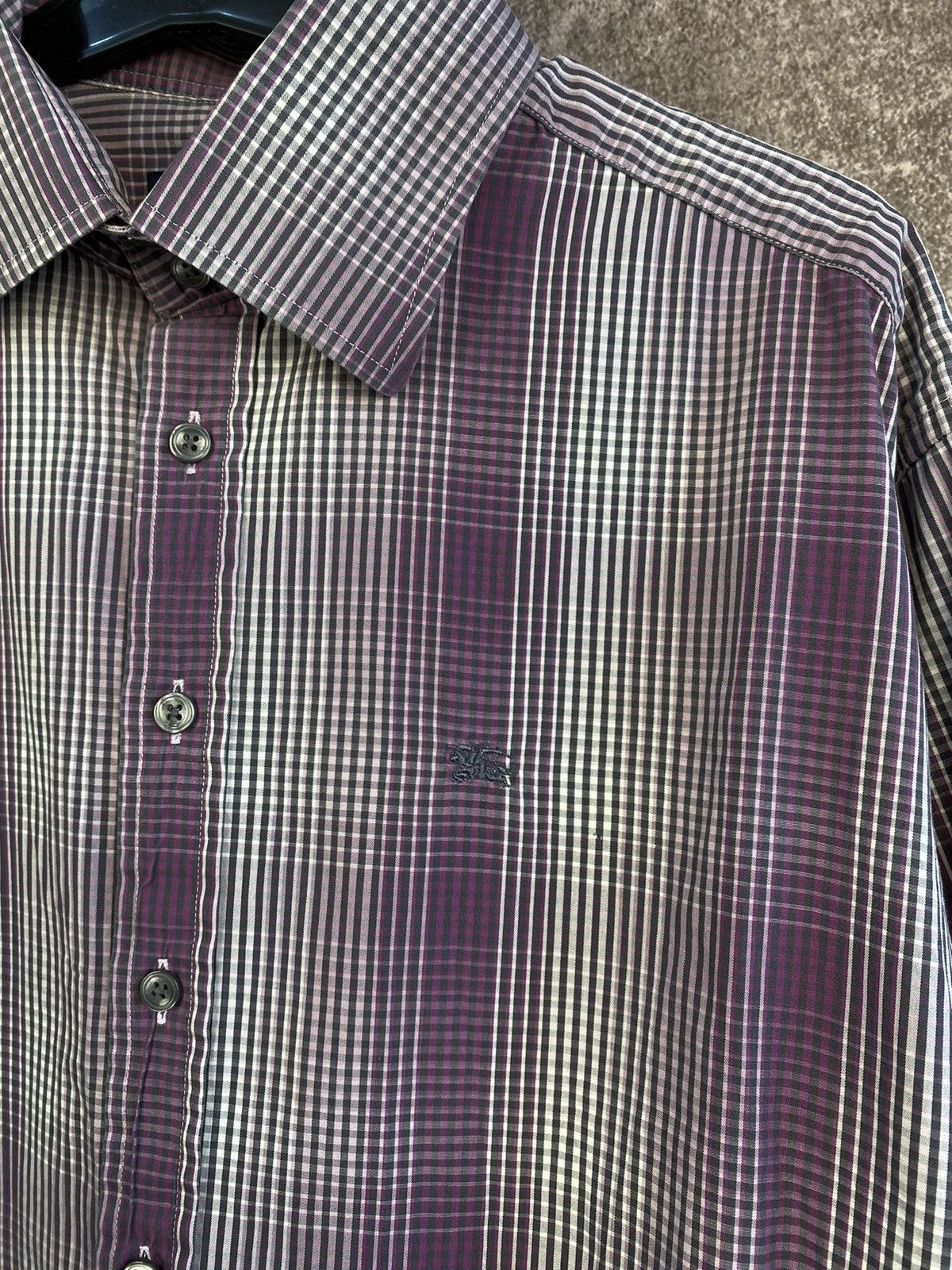 Burberry Burberry shirt button ups luxury streetwear hype quilt Size US L / EU 52-54 / 3 - 3 Thumbnail