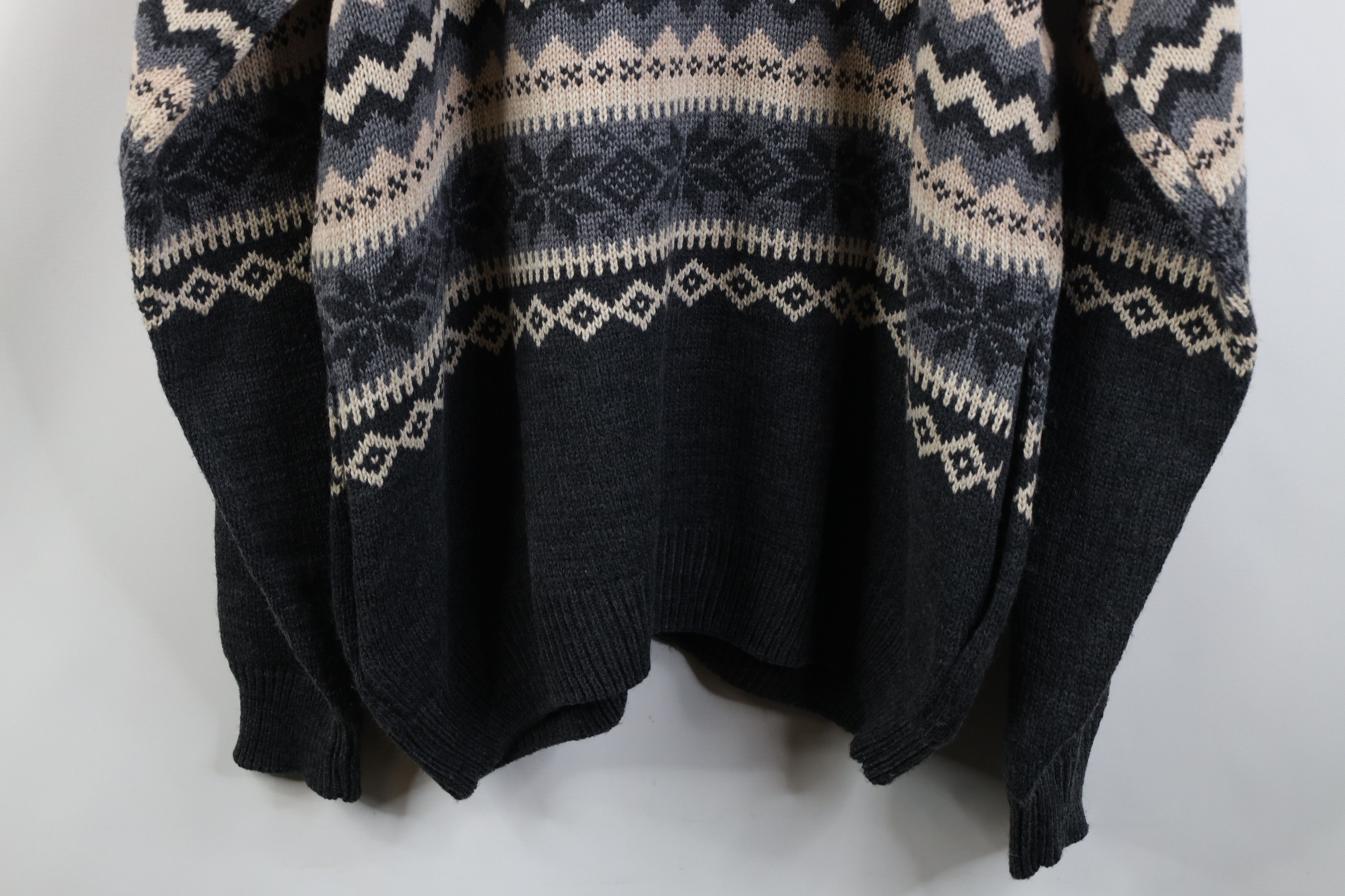 Vintage Vintage 90s Streetwear Full Zip Collared Cardigan Sweater Size US XL / EU 56 / 4 - 13 Thumbnail