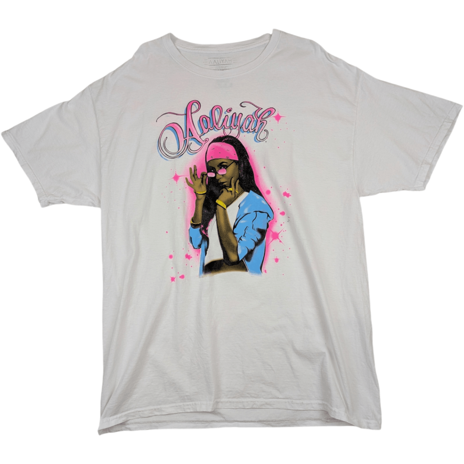 Band Tees AALIYAH Hip Hop Rap Tee T-Shirt Size US XL / EU 56 / 4 - 2 Thumbnail
