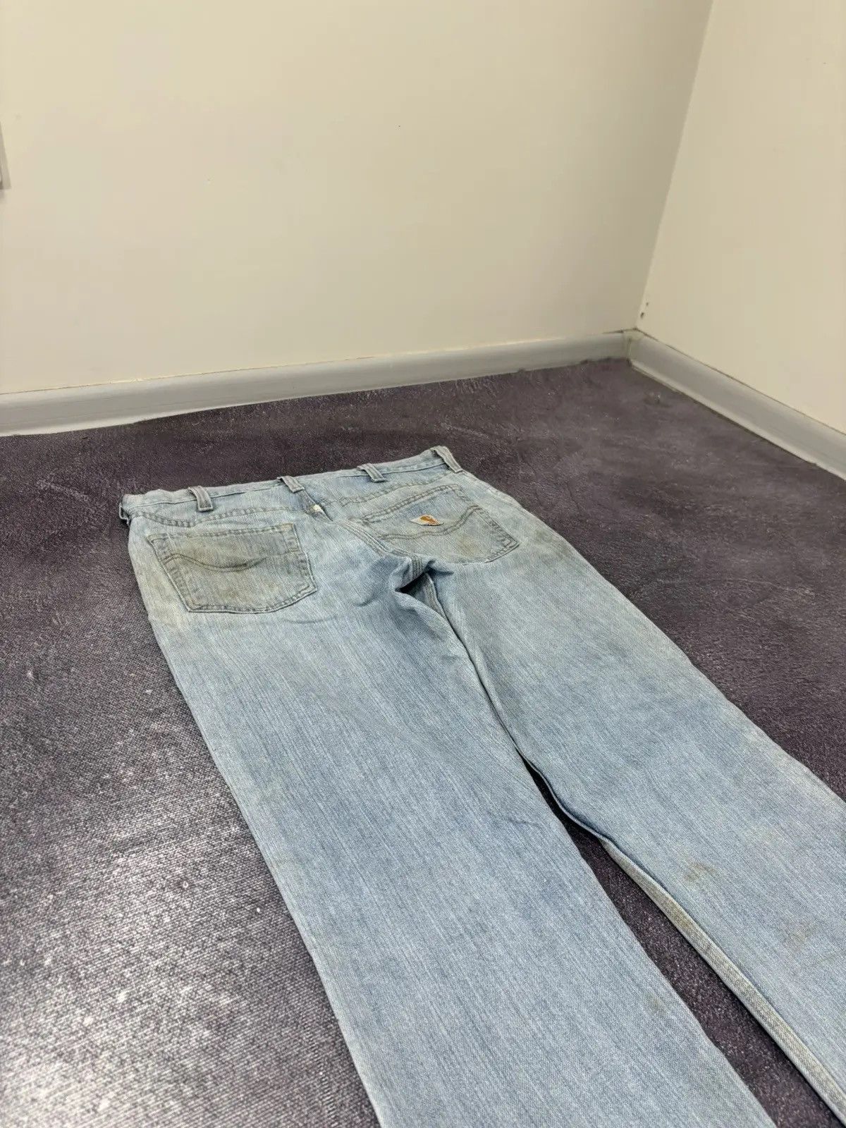 Carhartt × Vintage Vintage Carhartt American Faded Y2K Hype Denim Jeans Size US 34 / EU 50 - 4 Thumbnail