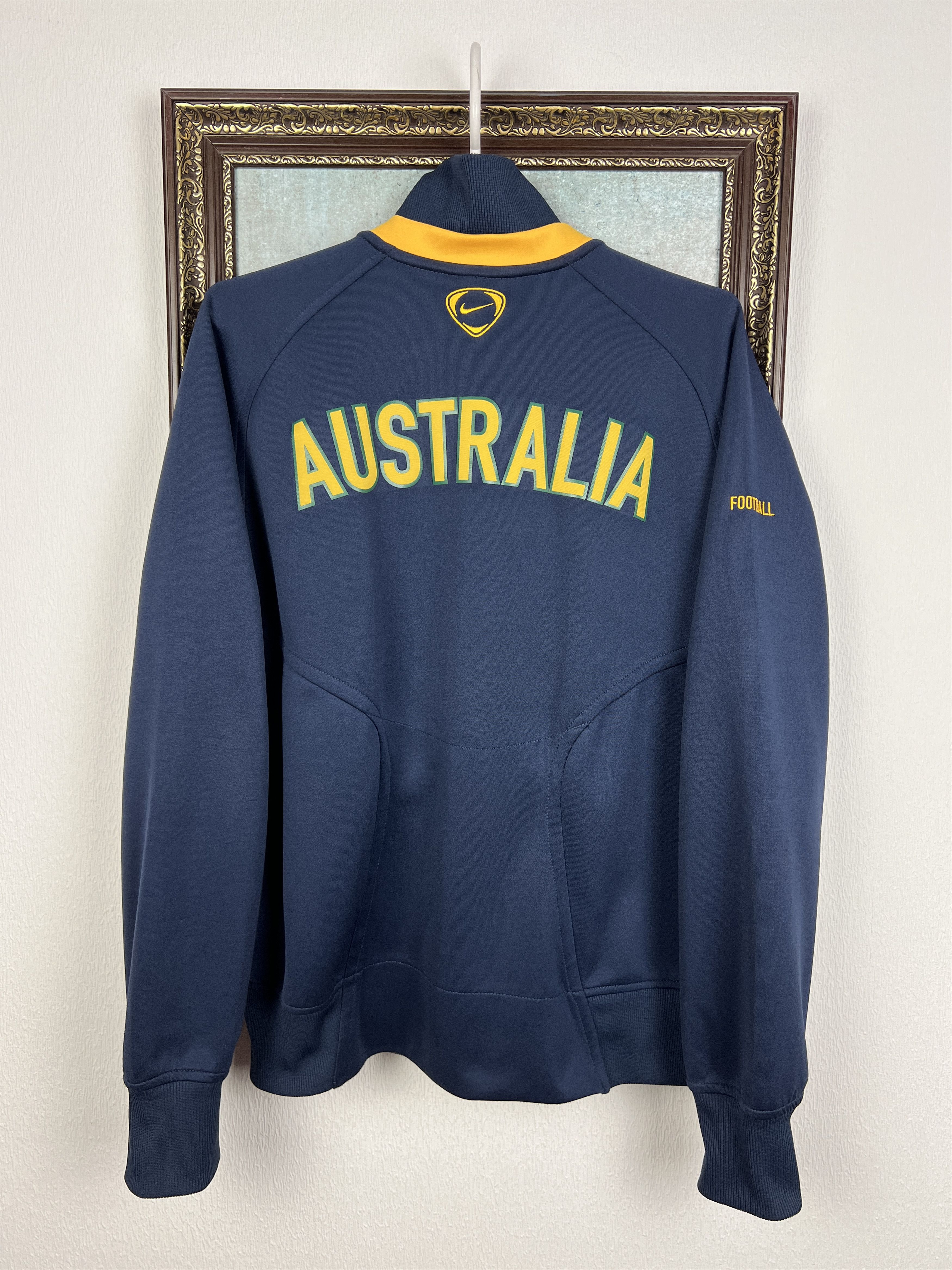 Nike Australia Football Jacket Soccer Track Top National Team Zip Size US M / EU 48-50 / 2 - 10 Thumbnail