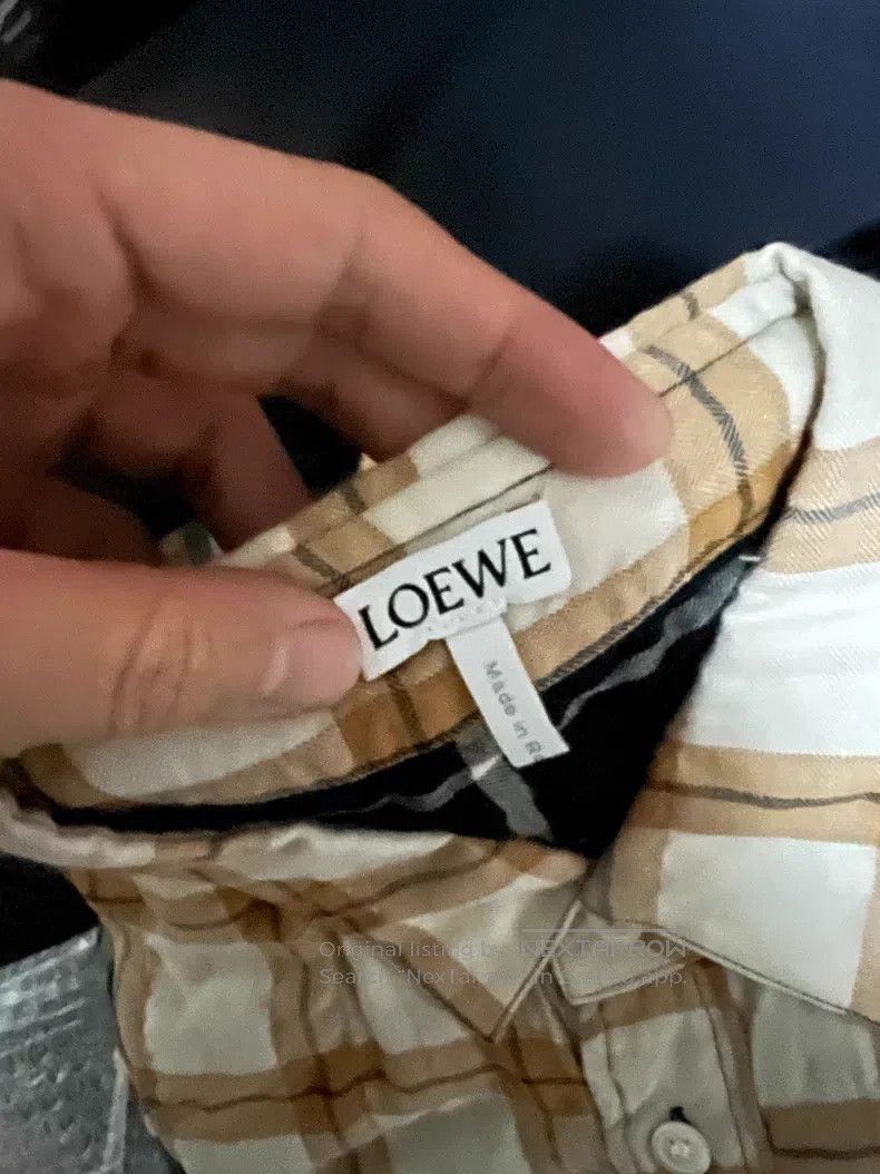 Loewe Loewe Patchwork leather brand logo letter shirt Size M / US 6-8 / IT 42-44 - 5 Thumbnail