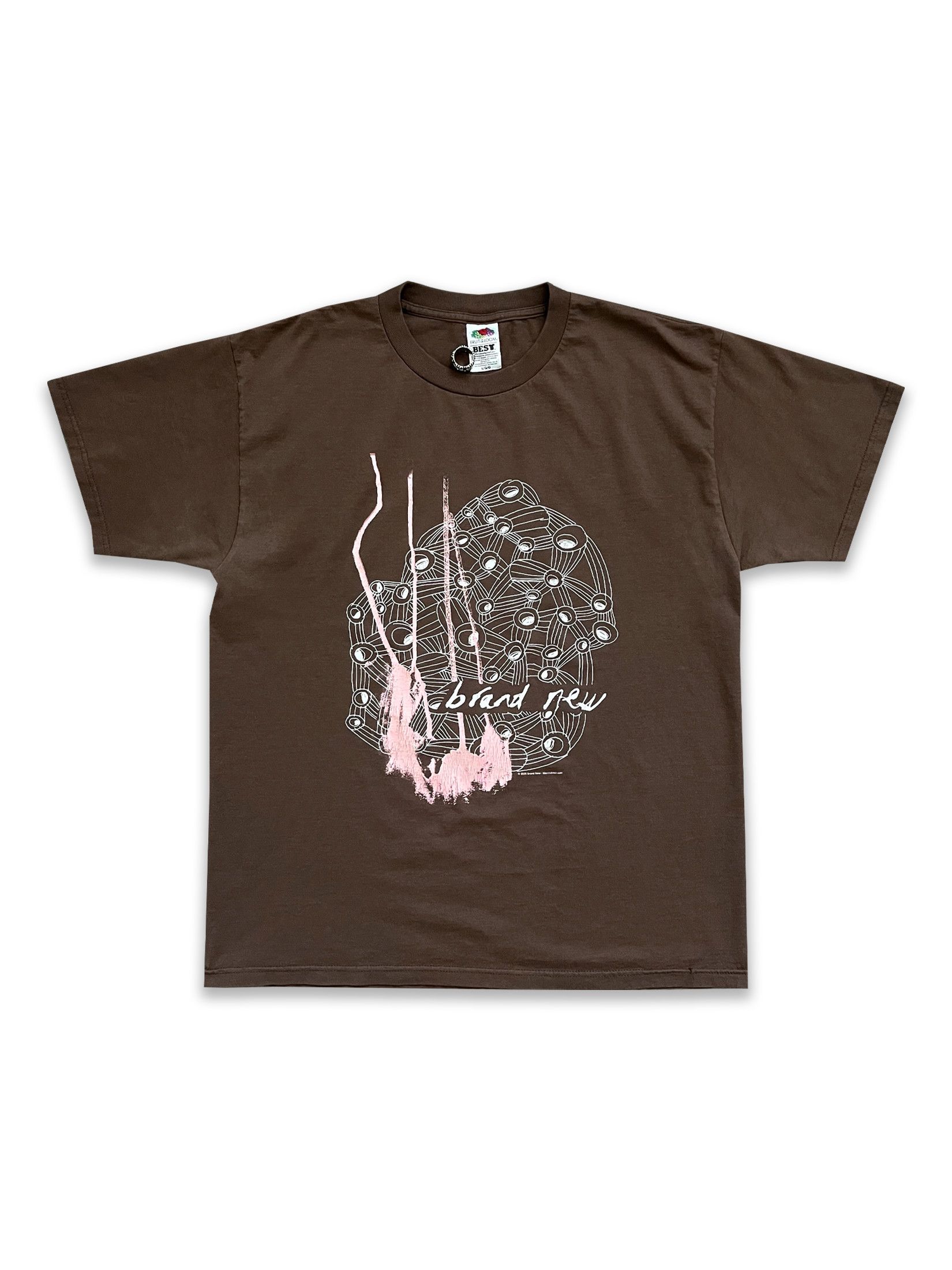 image of Band Tees x Vintage 2005 Band "tdag" Tee in Brown, Men's (Size Large)