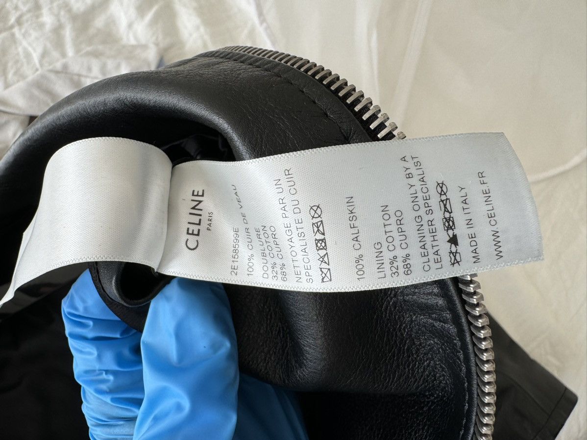 Celine × Hedi Slimane Celine Leather Jacket Biker Motorcycle 44 Size US S / EU 44-46 / 1 - 18 Thumbnail