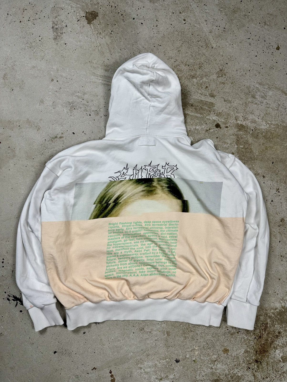 Diesel × Japanese Brand Diesel Psycho Archive Rave White Hoodie rare Size US M / EU 48-50 / 2 - 2 Thumbnail