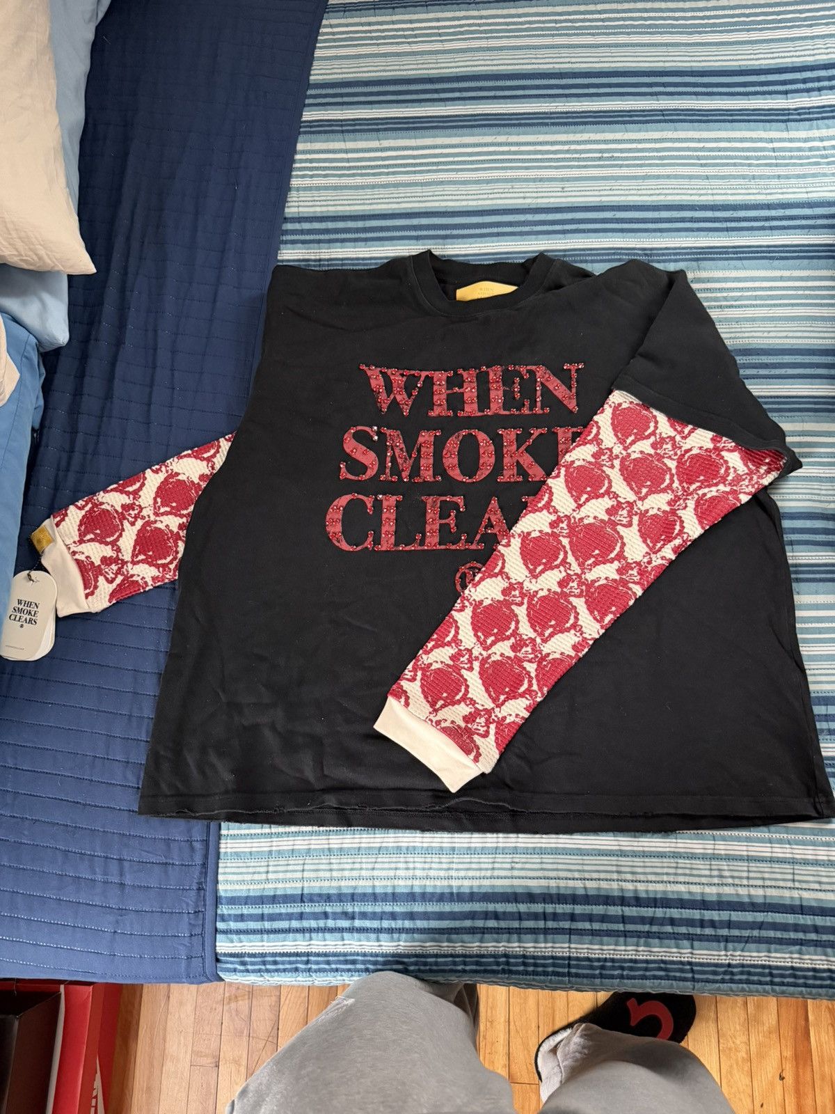 Whensmokeclears When Smoke Clears - Long Sleeve Graphic/Diamond Tee Size US XXL / EU 58 / 5 - 2 Thumbnail