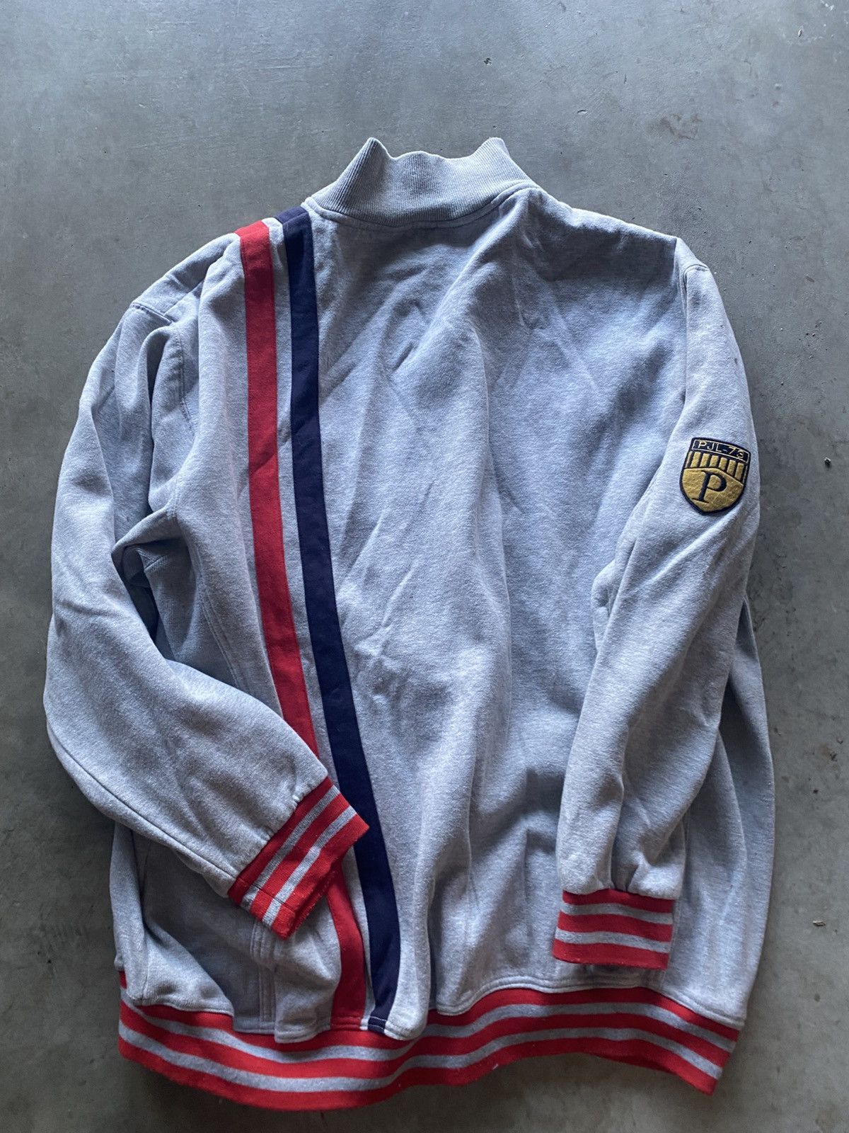 Pepe Jeans Vintage Pepe Jeans Gray Patch Jacket XXXL Size US XXL / EU 58 / 5 - 8 Thumbnail