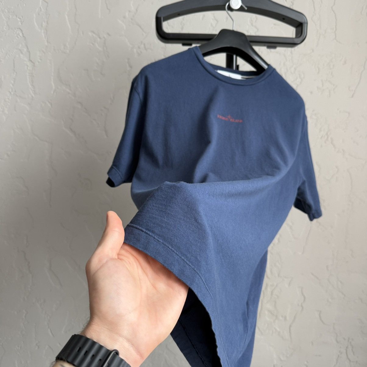 Stone Island Stone Island Garment Dyed Printed Back Logo T-Shirt Size US M / EU 48-50 / 2 - 7 Thumbnail