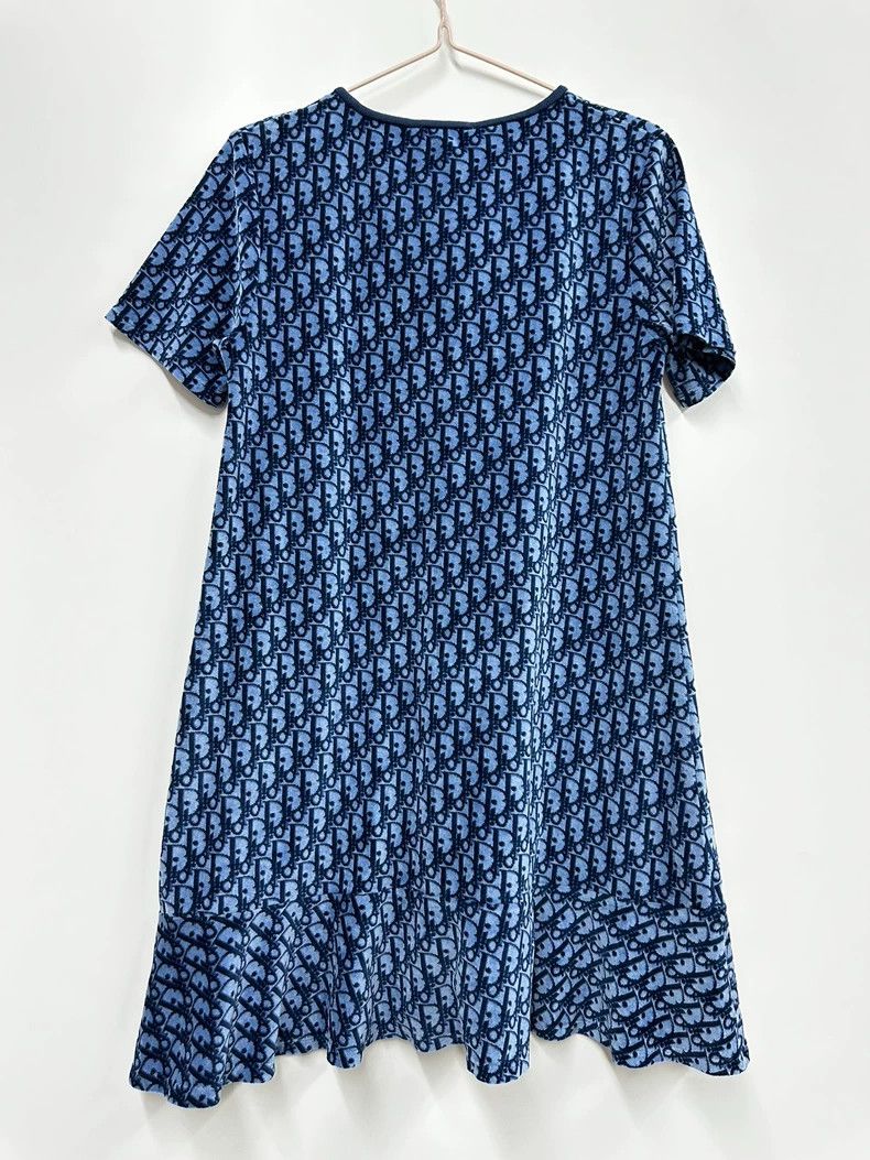 Dior Dior Full-print dress Size L / US 10 / IT 46 - 2 Thumbnail