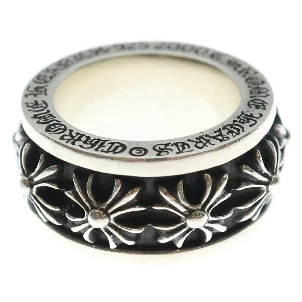 Chrome Hearts RARE! OFFER OK 🔥 9.5 CHROME HEARTS RING SPINNER CH X Size ONE SIZE - 3 Thumbnail