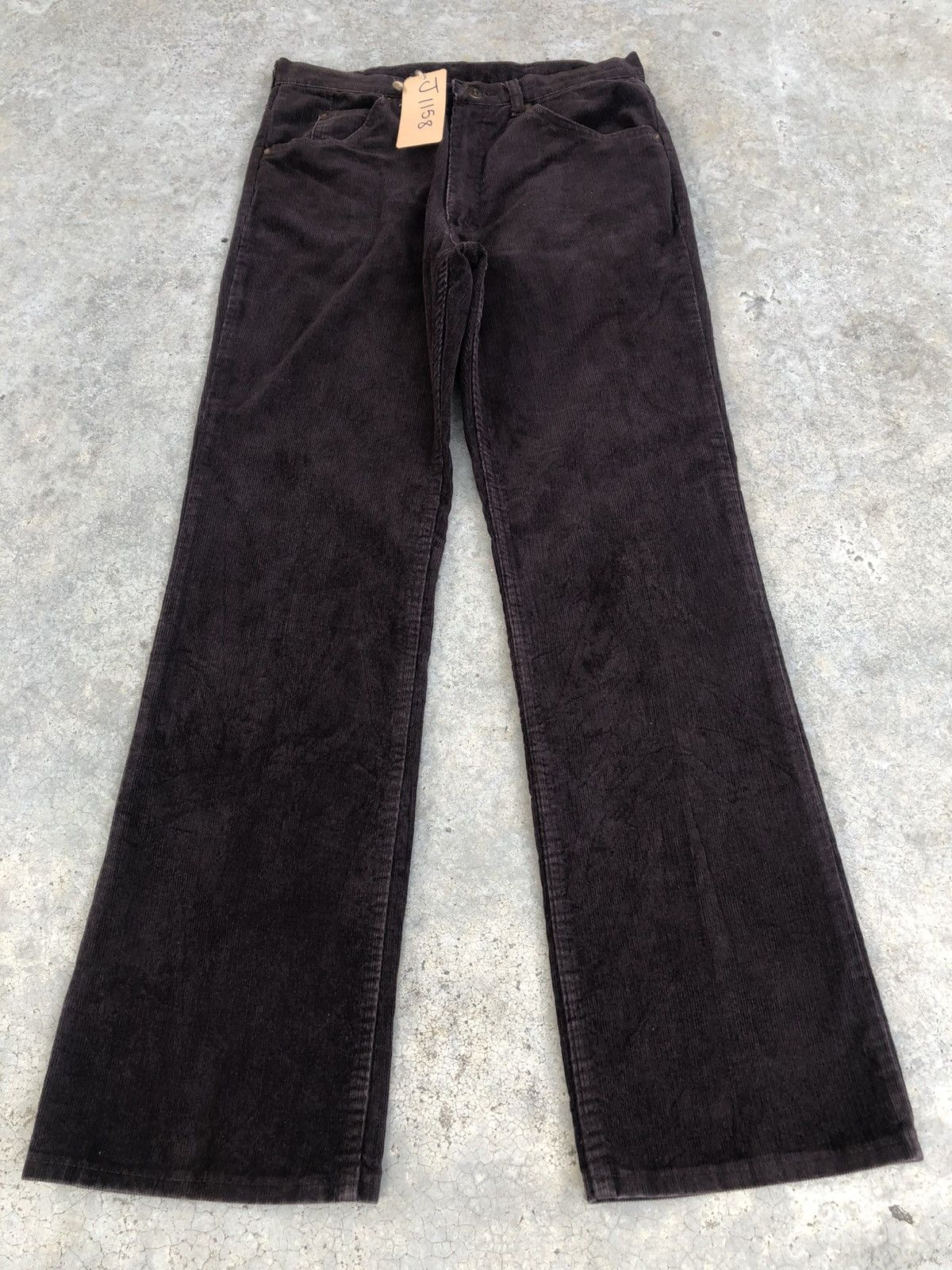 If Six Was Nine × Vintage Vintage Roebucks Flared Pants Corduroy Size US 32 / EU 48 - 1 Thumbnail