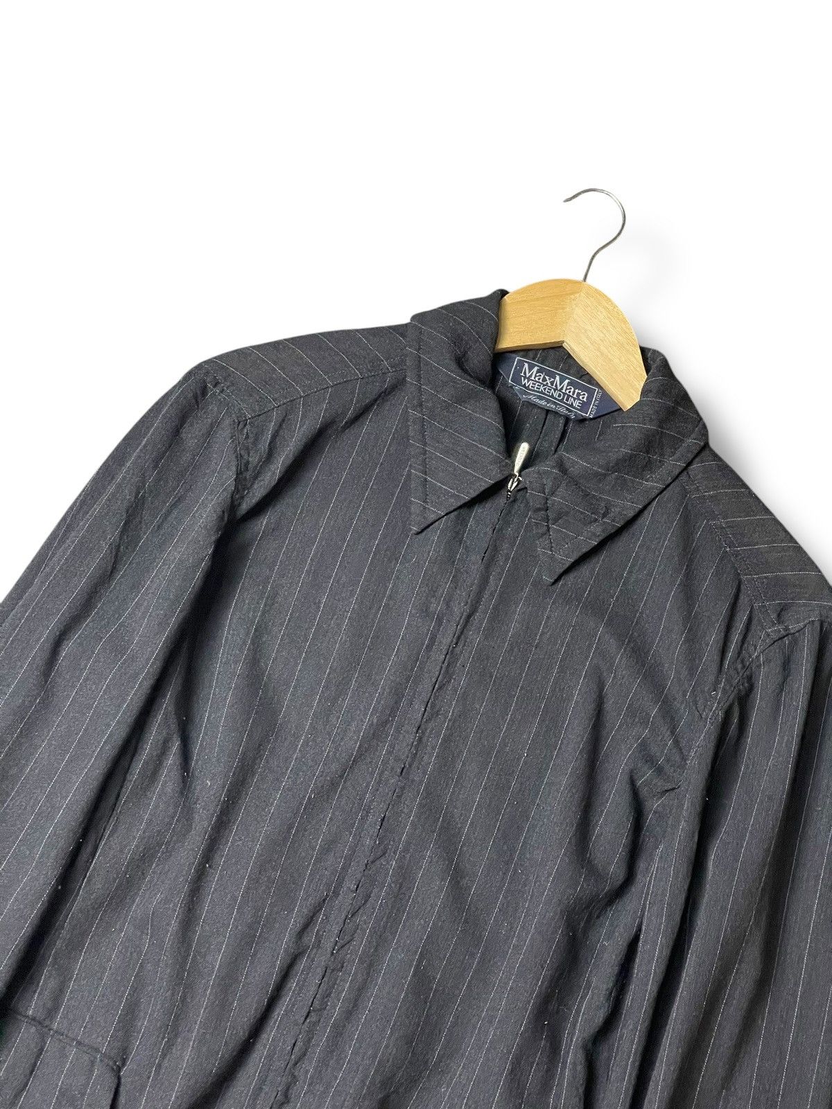 Vintage MaxMara Weekend Line Striped Zipper Jacket (105) Size US XXS / EU 40 - 2 Thumbnail