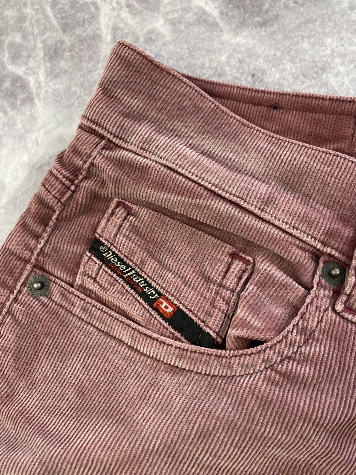 Diesel Diesel D-Akemi Corduroy Flared Baggy Pants Balenci Style Size 27" / US 4 / IT 40 - 3 Thumbnail