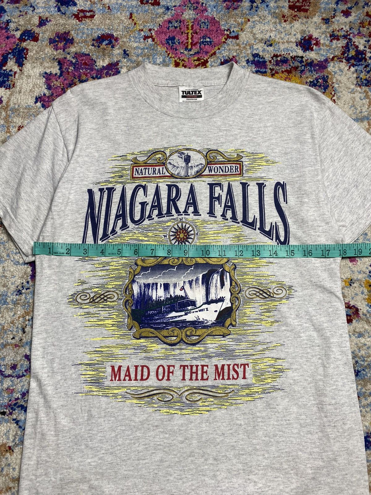 Other × Tultex × Vintage 90s Tultex Tag Niagara Falls Maid of the Mist Outdoor Nature Size US M / EU 48-50 / 2 - 5 Thumbnail