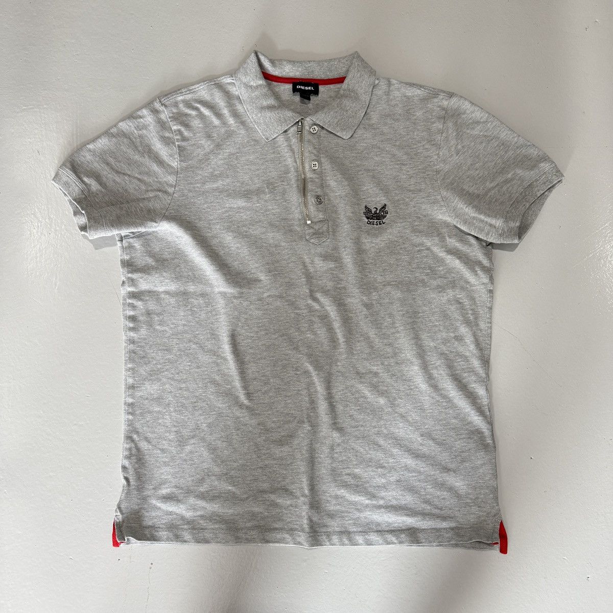 Diesel Diesel Zip Up Polo Shirt Size US M / EU 48-50 / 2 - 1 Thumbnail