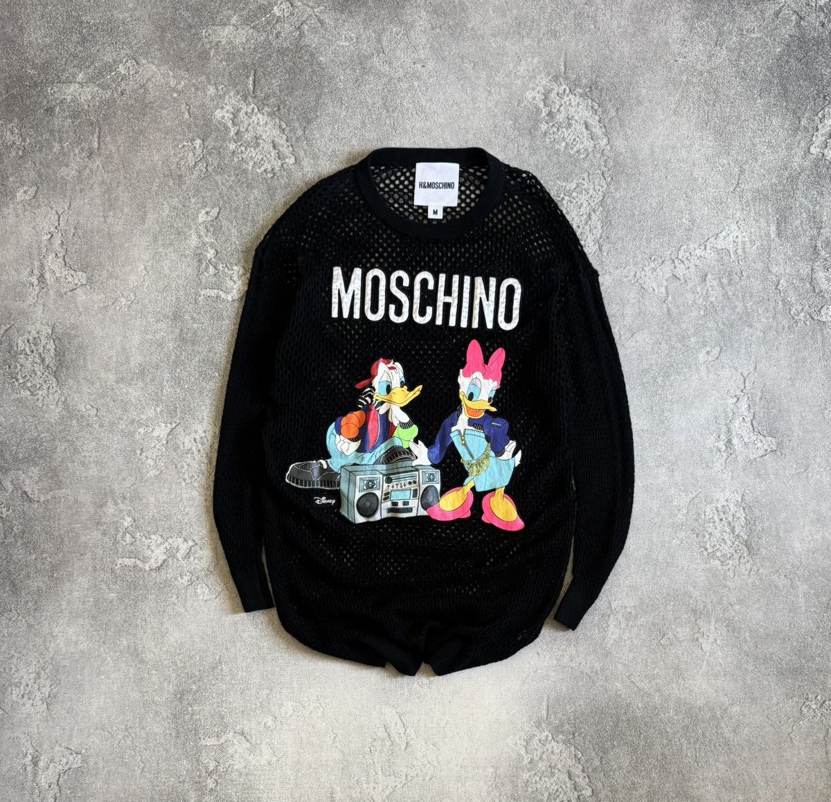Moschino Moschino H&M Disney mesh long dress 👗 long sleeve retro Size M / US 6-8 / IT 42-44 - 1 Thumbnail