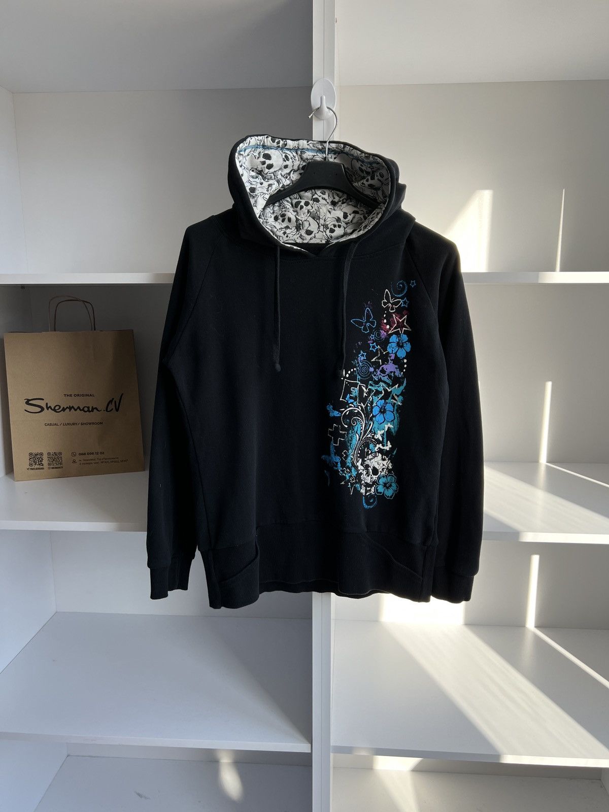 Japanese Brand × Vintage Vintage Women’s Ed Hardy Style Hoodie Size XL / US 12-14 / IT 48-50 - 1 Thumbnail