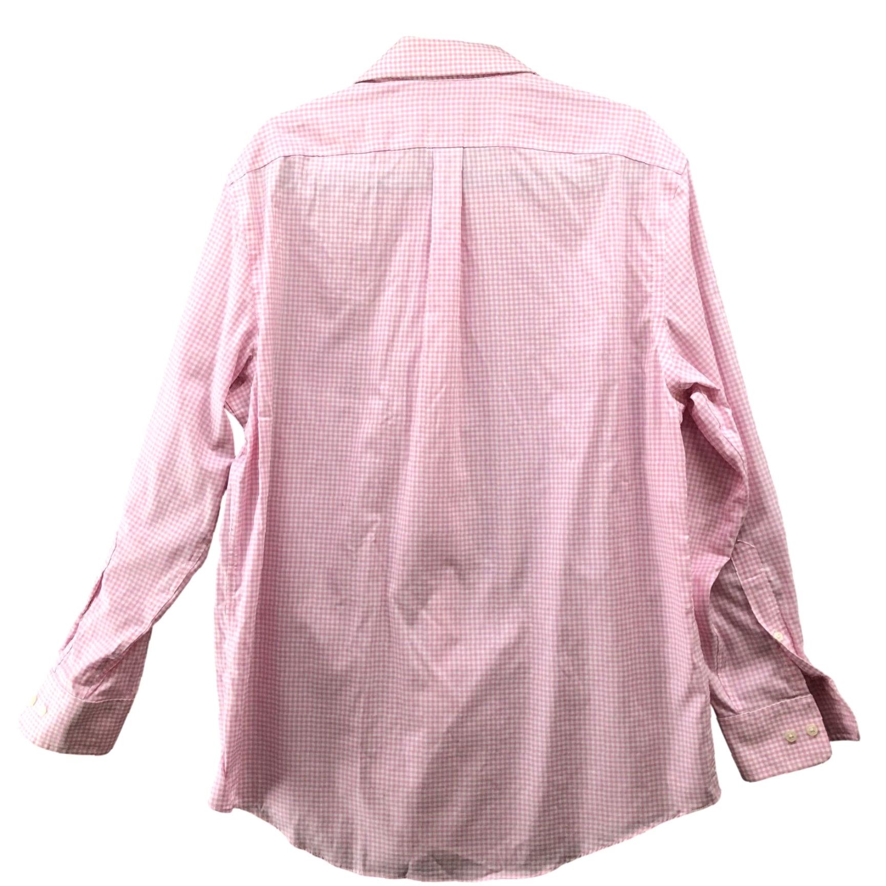 Ralph Lauren Lauren Ralph Lauren Supima Cotton Long Sleeve Shirt Mens L Pink Gingham Regular Shirt Men L Pink Classic Preppy Button-Up Collared White Not provided Size US L / EU 52-54 / 3 - 2 Thumbnail
