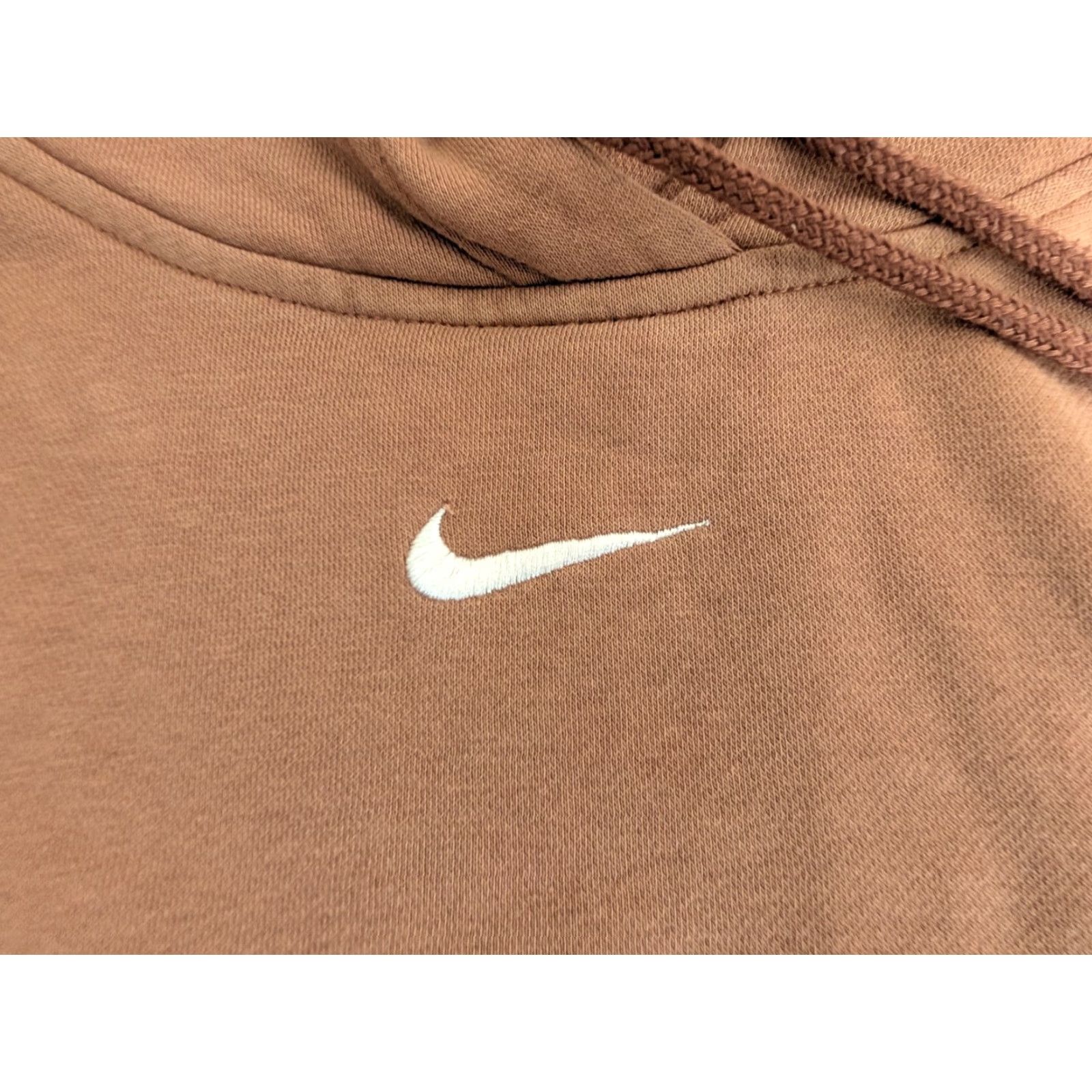 Nike Nike Center Swoosh Hoodie Womens XS Brown Sweatshirt Fleece Oversized Hooded Logo Pockets Relaxed Regular Fall Winter Sportswear 2000s? Size XS / US 0-2 / IT 36-38 - 6 Thumbnail