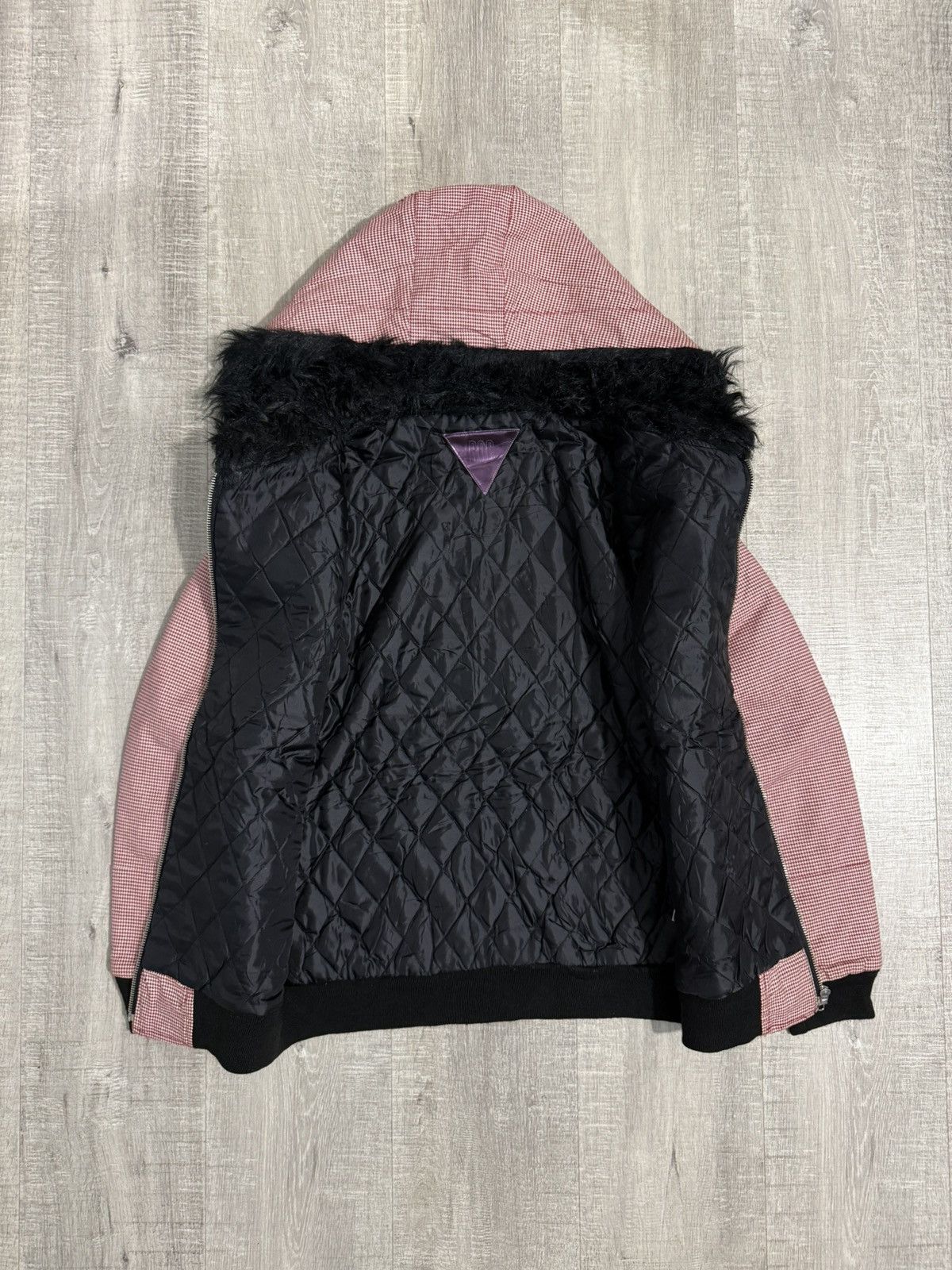 Le Grande Bleu (L.G.B.) Rocstar faux fur canvas ziphooded jacket Size US M / EU 48-50 / 2 - 8 Thumbnail