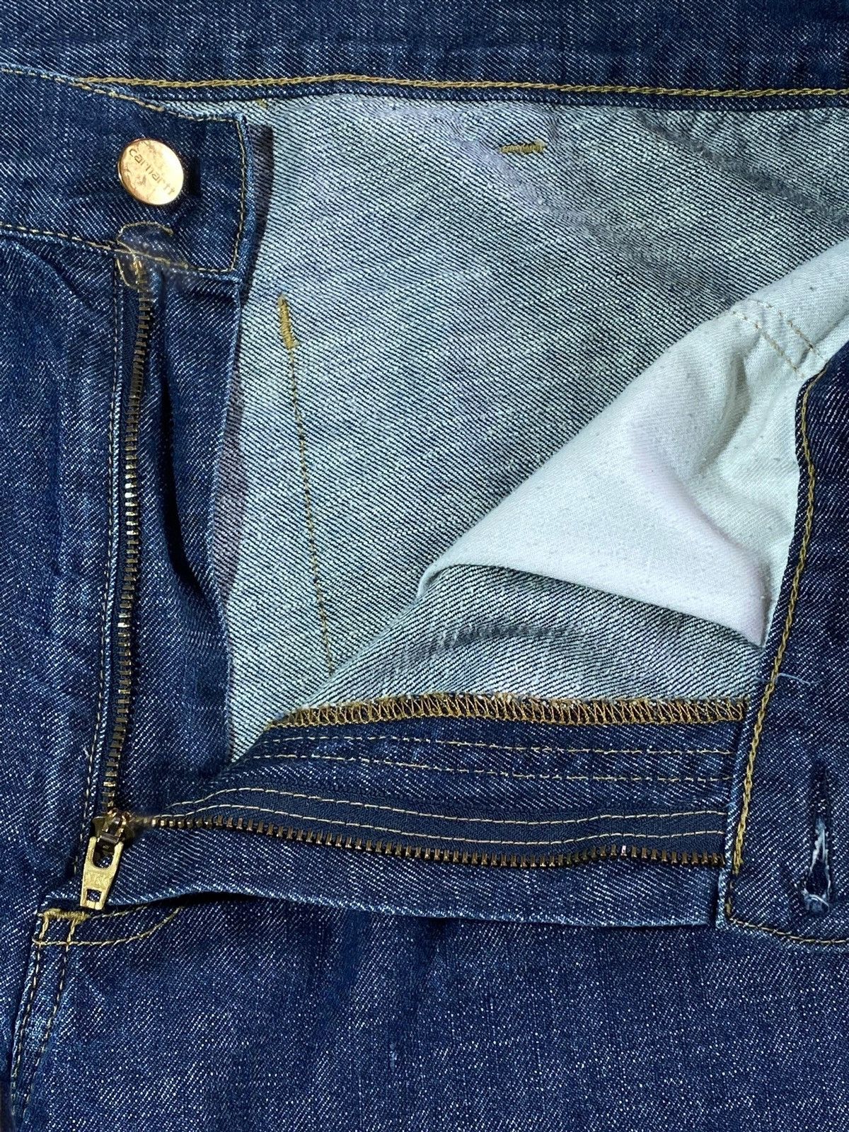 Carhartt 🔥 Y2K CARHARTT DUTY PANT USA WORKWEAR WIDE FIT TECH DENIM Size US 34 / EU 50 - 16 Thumbnail