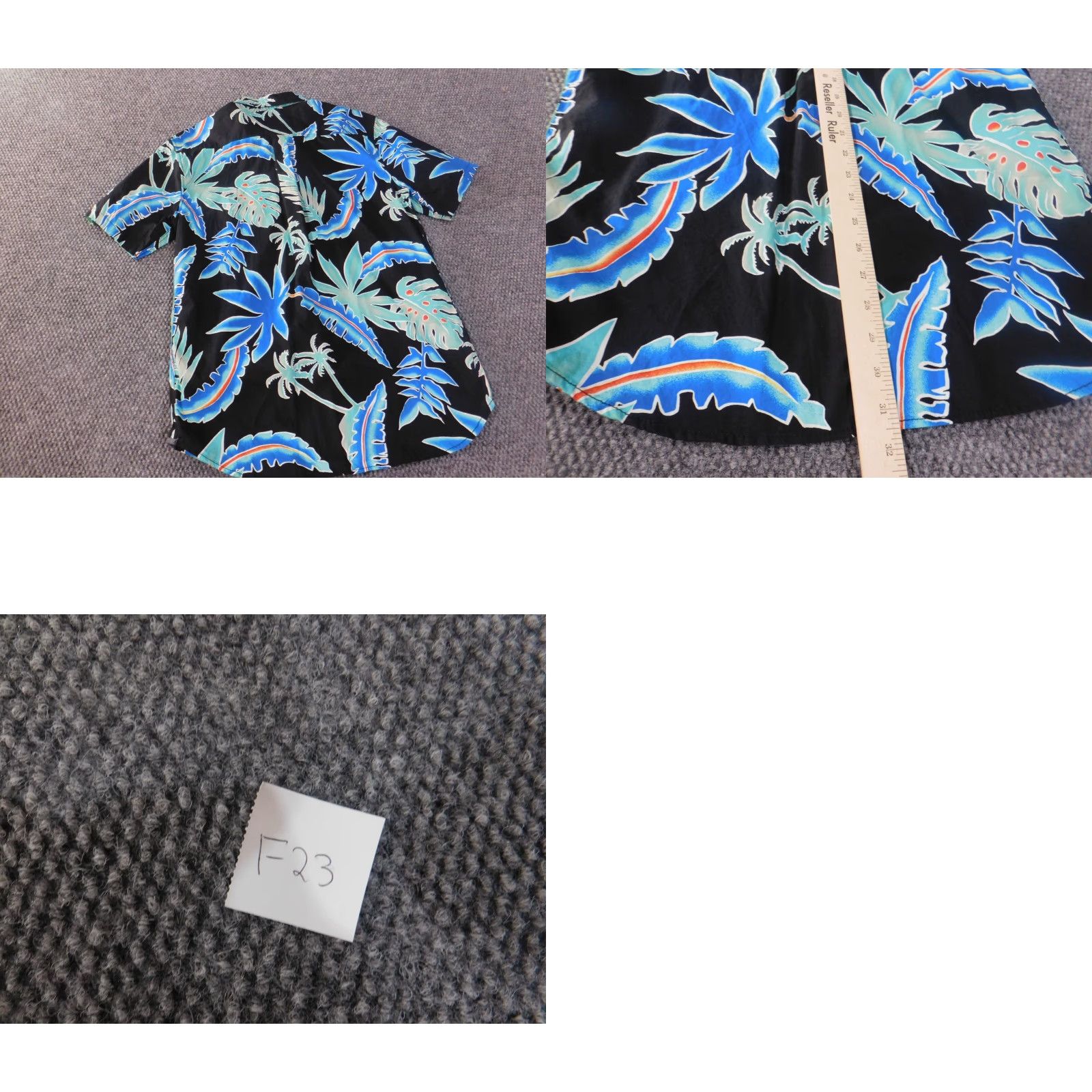 Vans Vans Shirts Mens Large Black Floral American Hawaiian Button-Up Short Sleeve Collared Button-Up - Mens Size US L / EU 52-54 / 3 - 8 Thumbnail