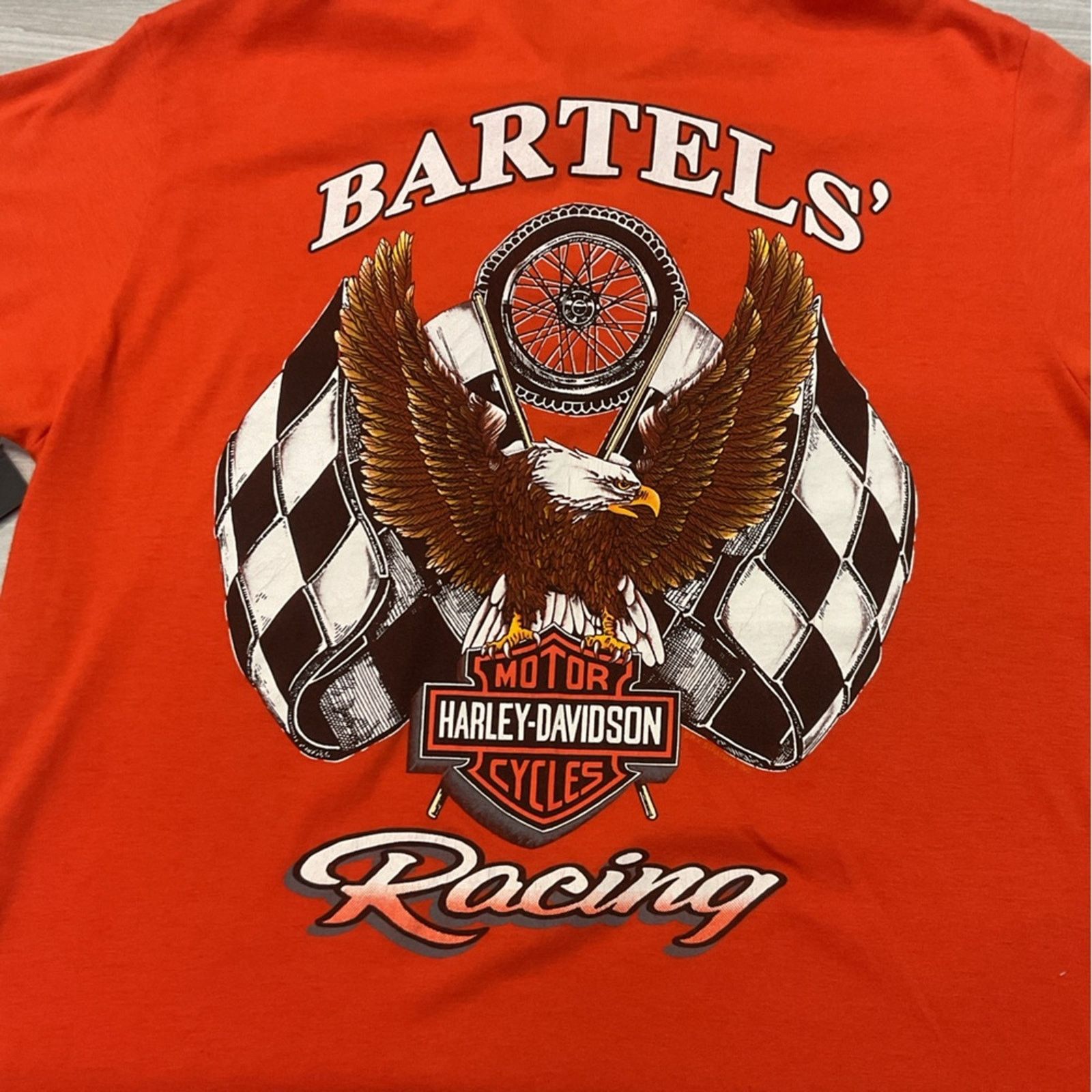 Harley Davidson Vintage Harley-Davidson Bartels Racing Team Polo Shirt Size US L / EU 52-54 / 3 - 5 Thumbnail